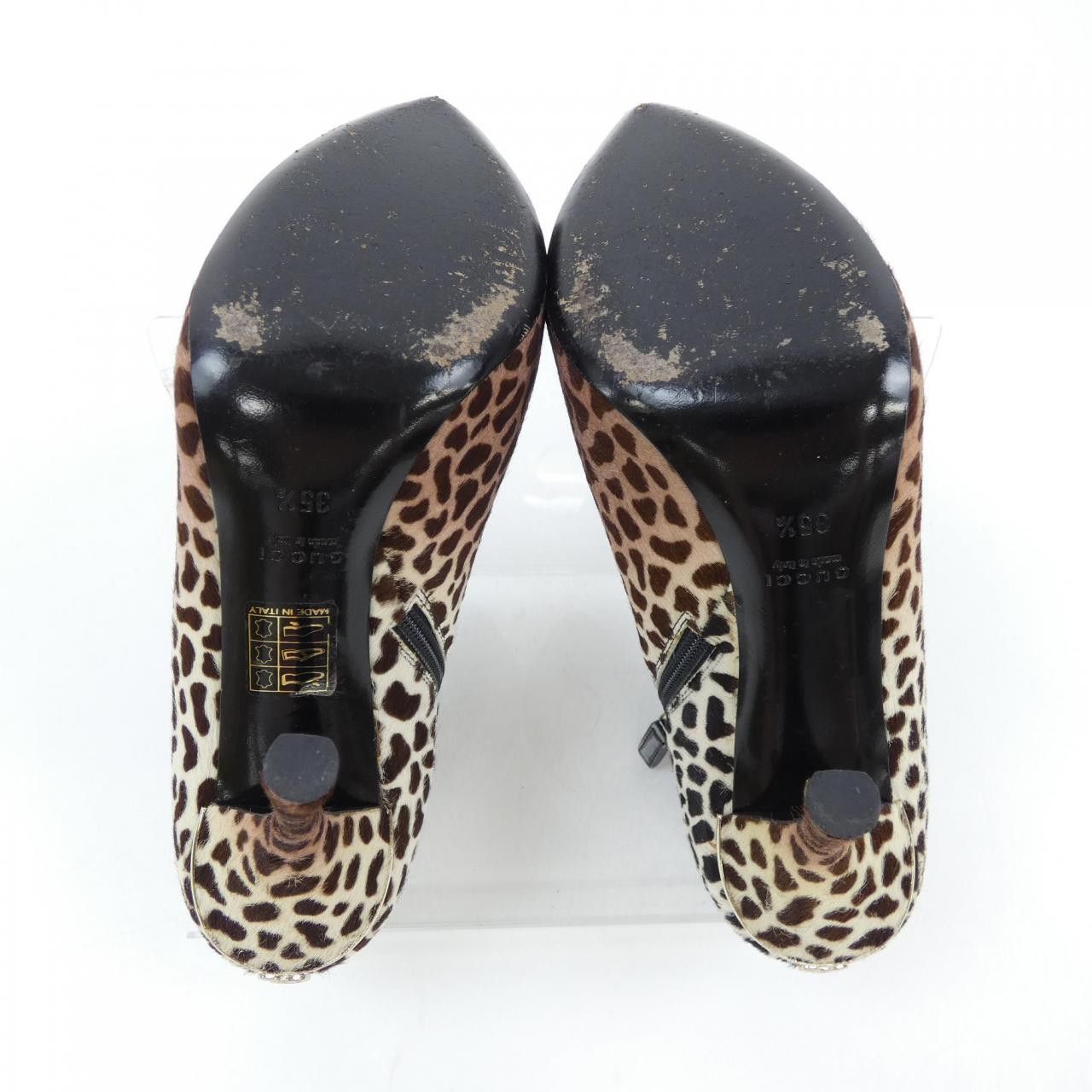 Gucci Gucci Gucci Harako Boots Natural Material Shoes 246768 DUTY FREE for USA Size ONE SIZE - 4 Thumbnail