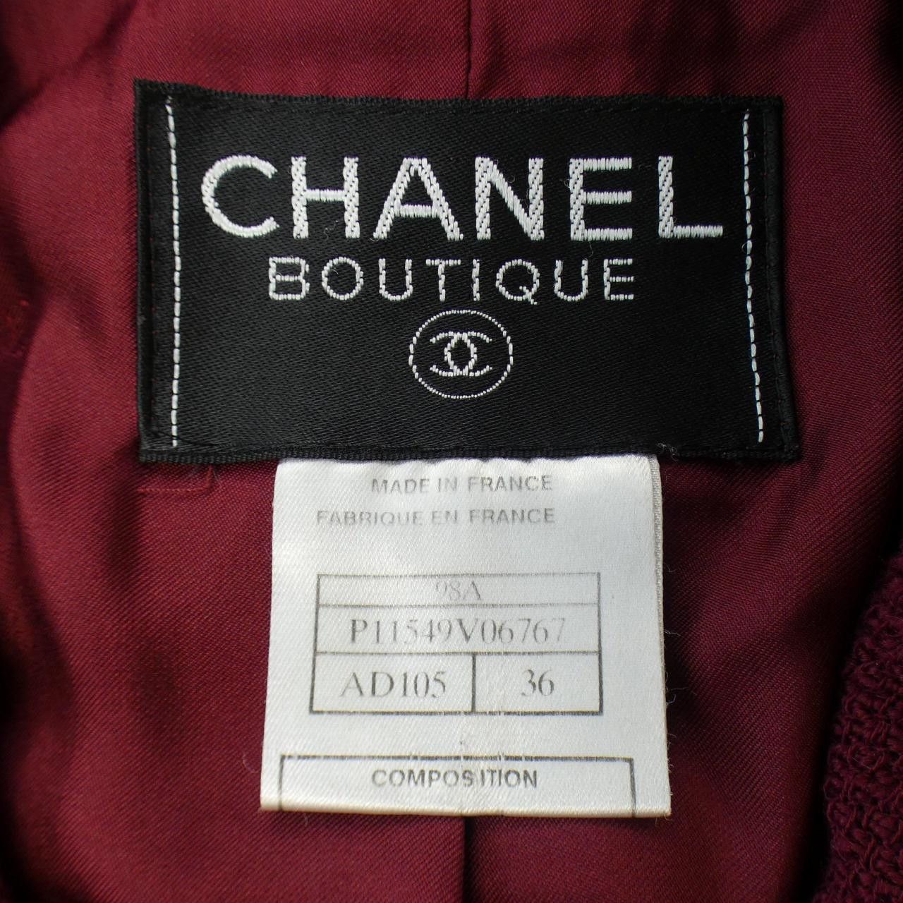 Chanel Chanel Chanel Jacket Cotton Outerwear P11549V06767 98A DUTY FREE for USA Size ONE SIZE - 4 Thumbnail