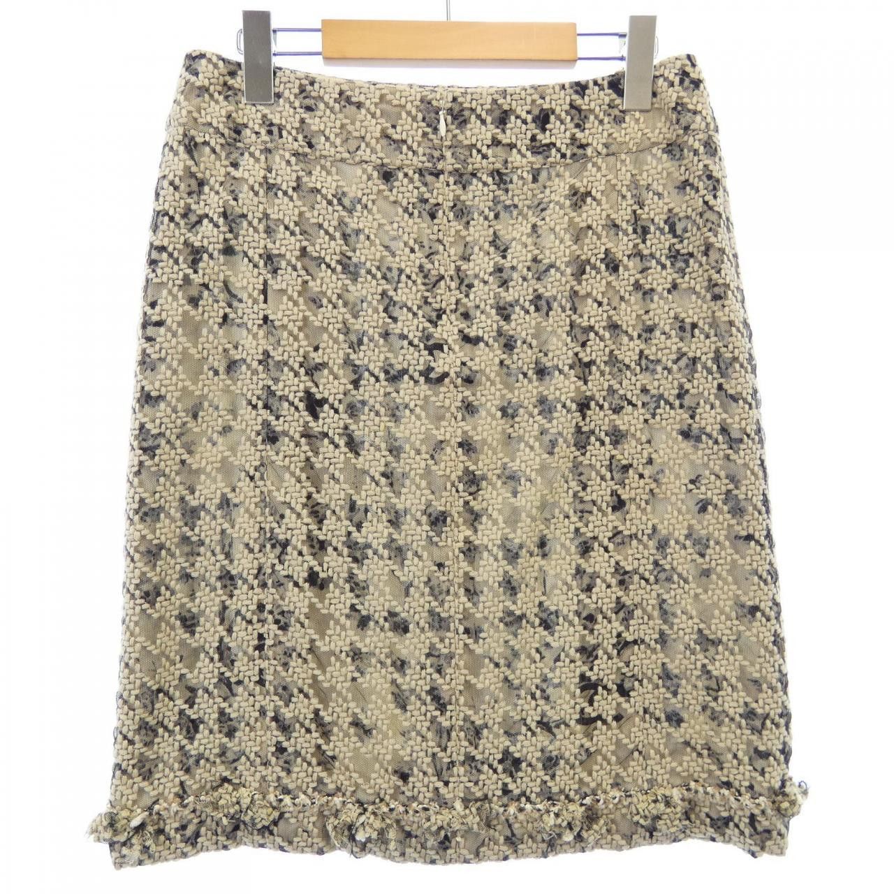 Chanel Chanel Chanel Skirt Cotton Skirts P24980W03465 05C DUTY FREE for USA Size ONE SIZE - 2 Thumbnail