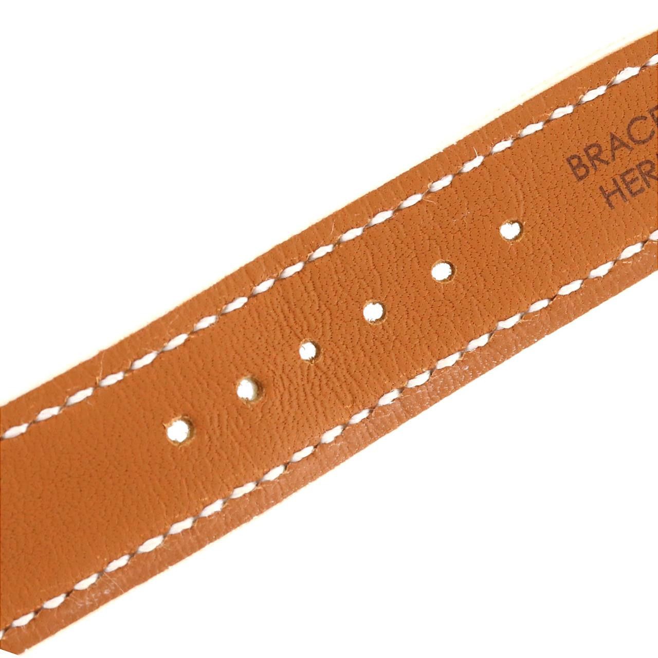 Hermes Hermes Hermes H Watch Au750 Quartz Crocodile skin Quartz DUTY FREE for USA Size ONE SIZE - 6 Thumbnail