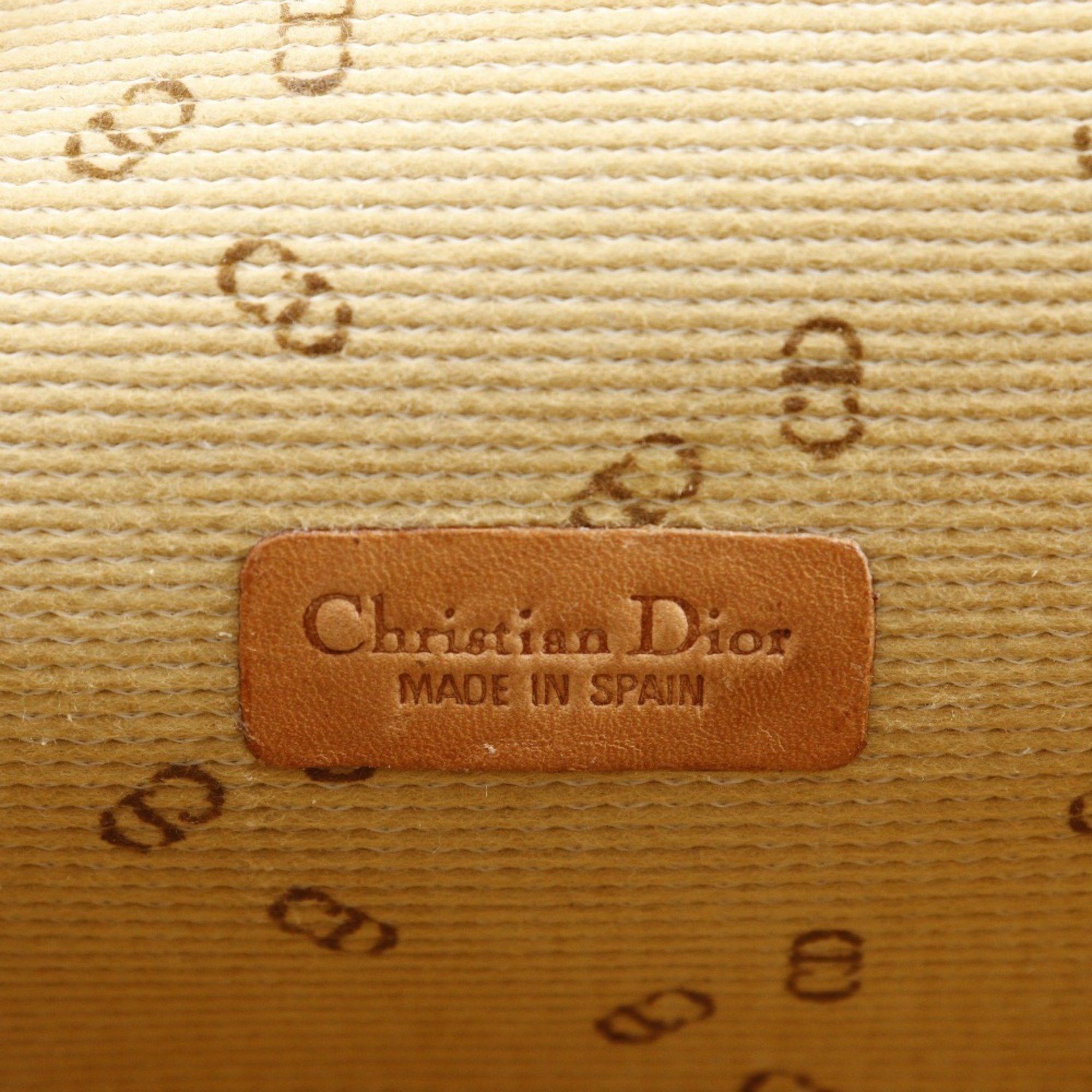 Dior Christian Dior CD logo pouch, novelty, gray, PVC, made in Spain, magnetic, logo, for women Size ONE SIZE - 7 Thumbnail