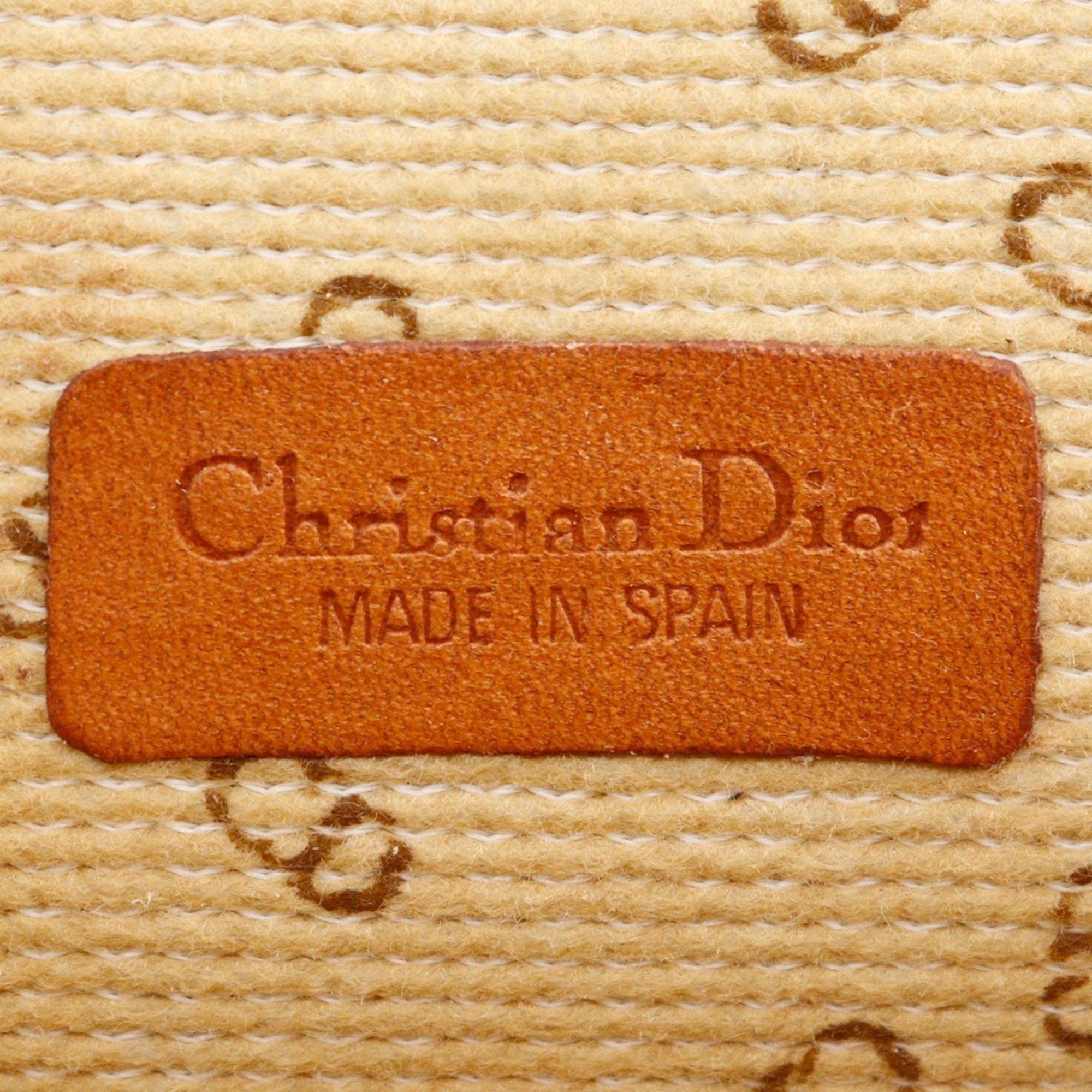 Dior Christian Dior CD logo pouch, novelty, PVC, made in Spain, off-white, magnetic, logo, for women Size ONE SIZE - 8 Thumbnail