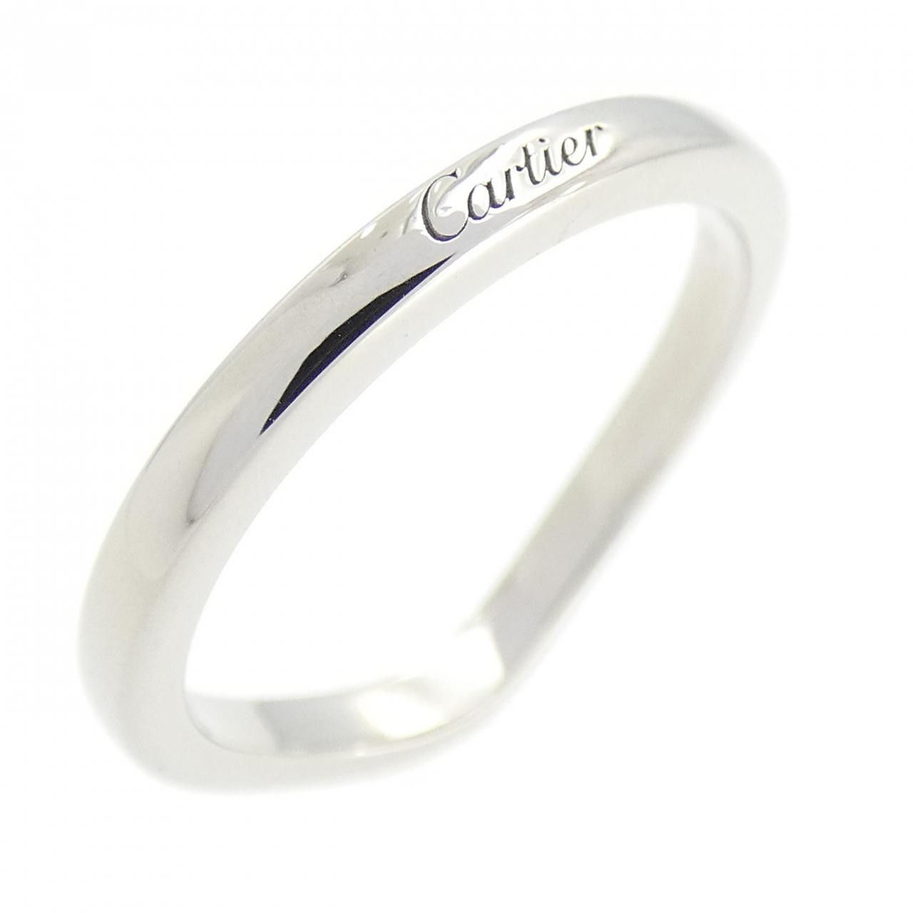 Cartier Cartier Cartier Ballerine Platinum950 Ring Size 7 Metal Ring DUTY FREE for USA Size ONE SIZE - 2 Thumbnail