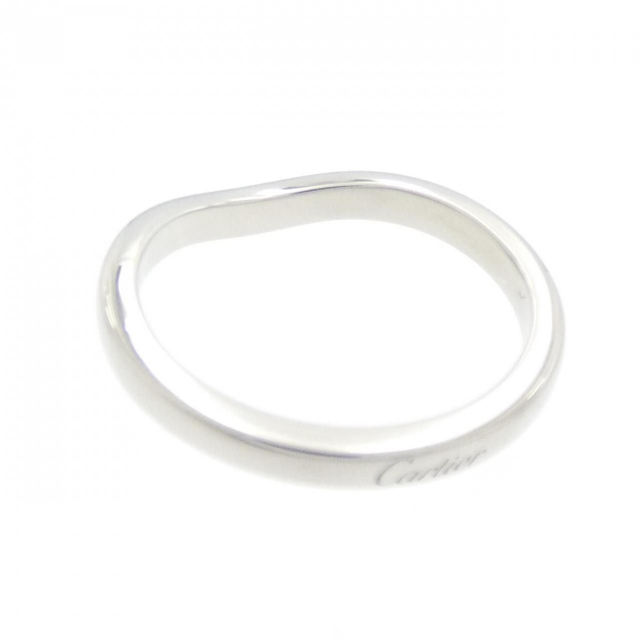 Cartier Cartier Cartier Ballerine Platinum950 Ring Size 7 Metal Ring DUTY FREE for USA Size ONE SIZE - 4 Thumbnail
