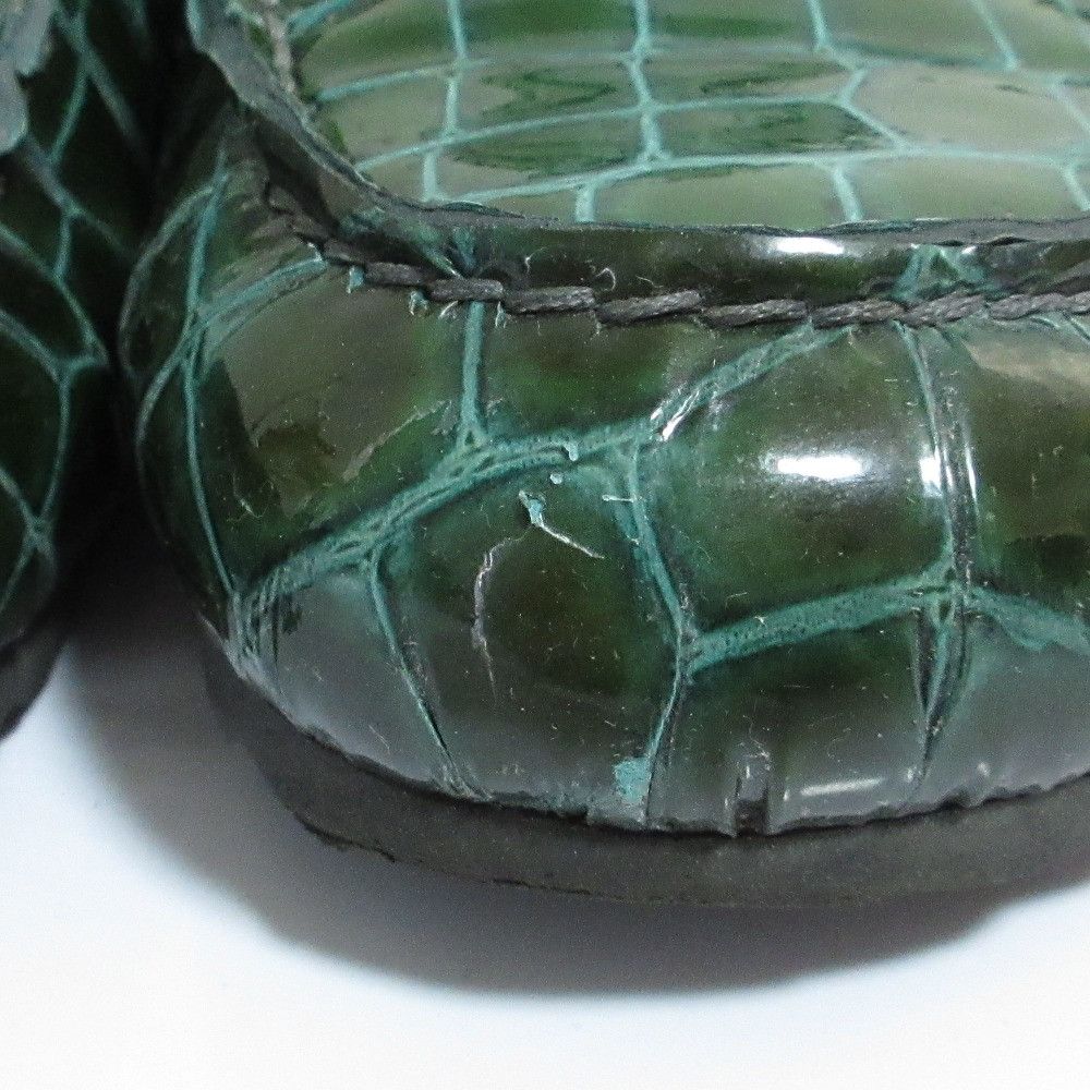 Other Other Pierre Hardy Croco Embossed Loafer Sandals Leather Shoes DUTY FREE for USA Size ONE SIZE - 11 Thumbnail
