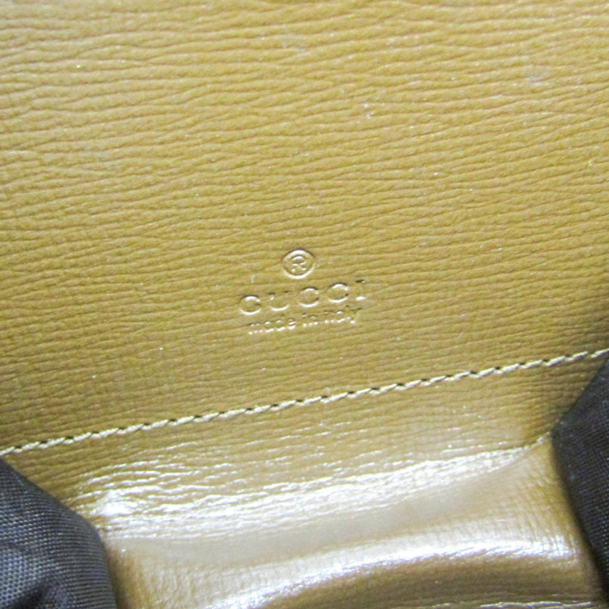 Gucci Gucci GG Supreme Horsebit 1955 622040 Women's Leather,PVC Coin Purse/coin Case Beige,Brown Size ONE SIZE - 9 Thumbnail