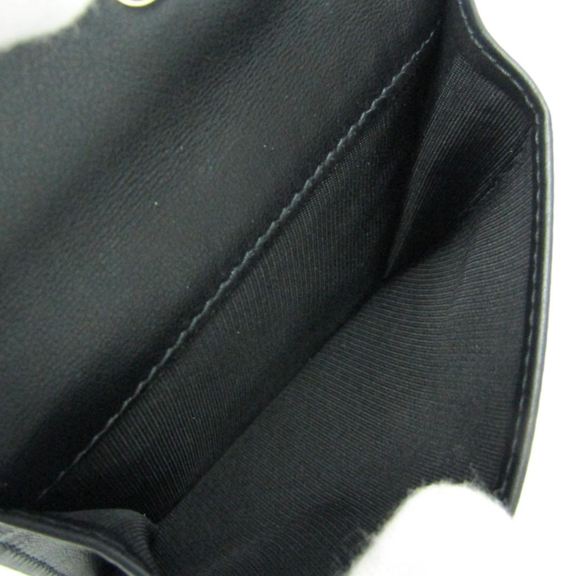 Salvatore Ferragamo Salvatore Ferragamo JL-22 0696 Women,Men Leather Wallet (tri-fold) Black Size ONE SIZE - 5 Thumbnail