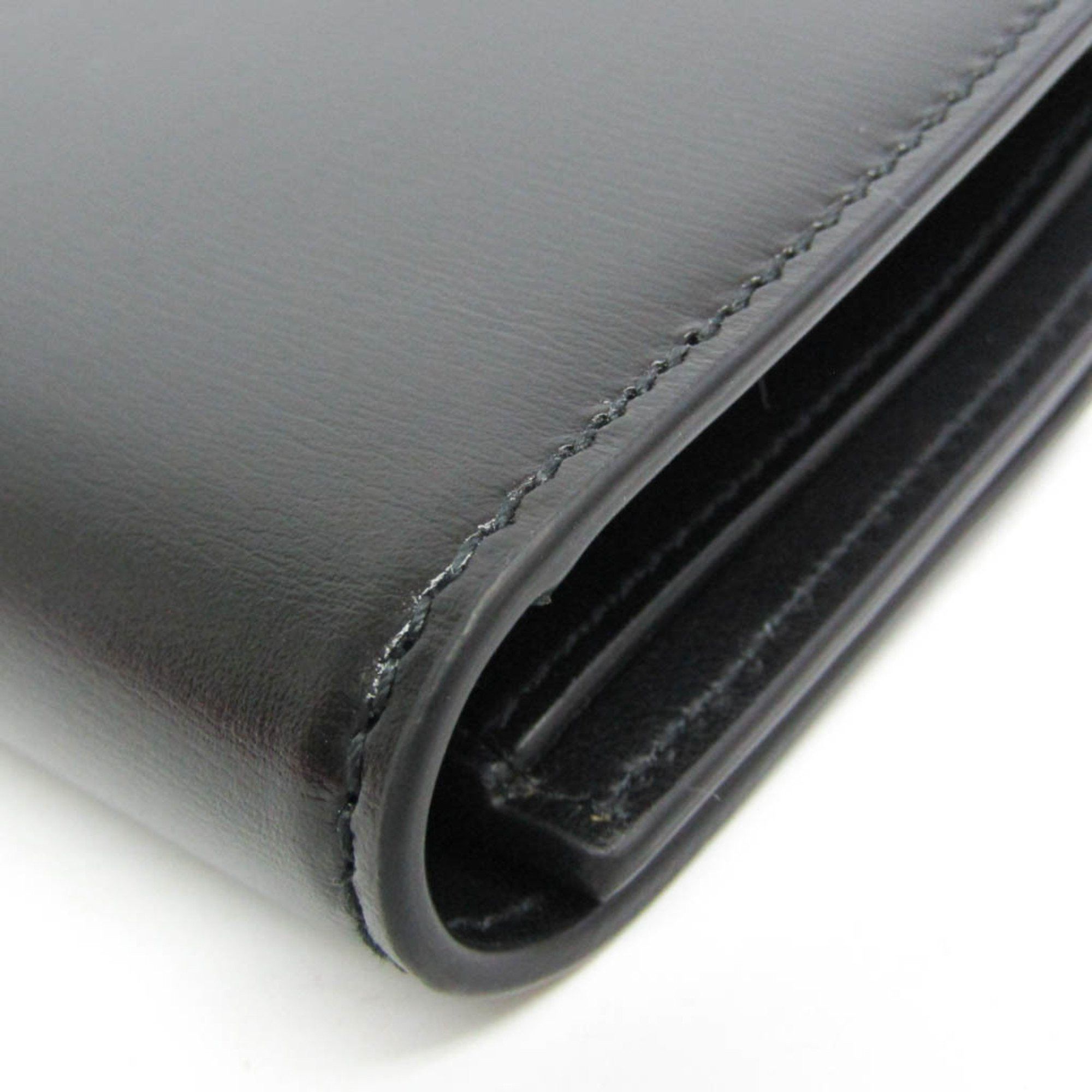 Salvatore Ferragamo Salvatore Ferragamo JL-22 0696 Women,Men Leather Wallet (tri-fold) Black Size ONE SIZE - 8 Thumbnail