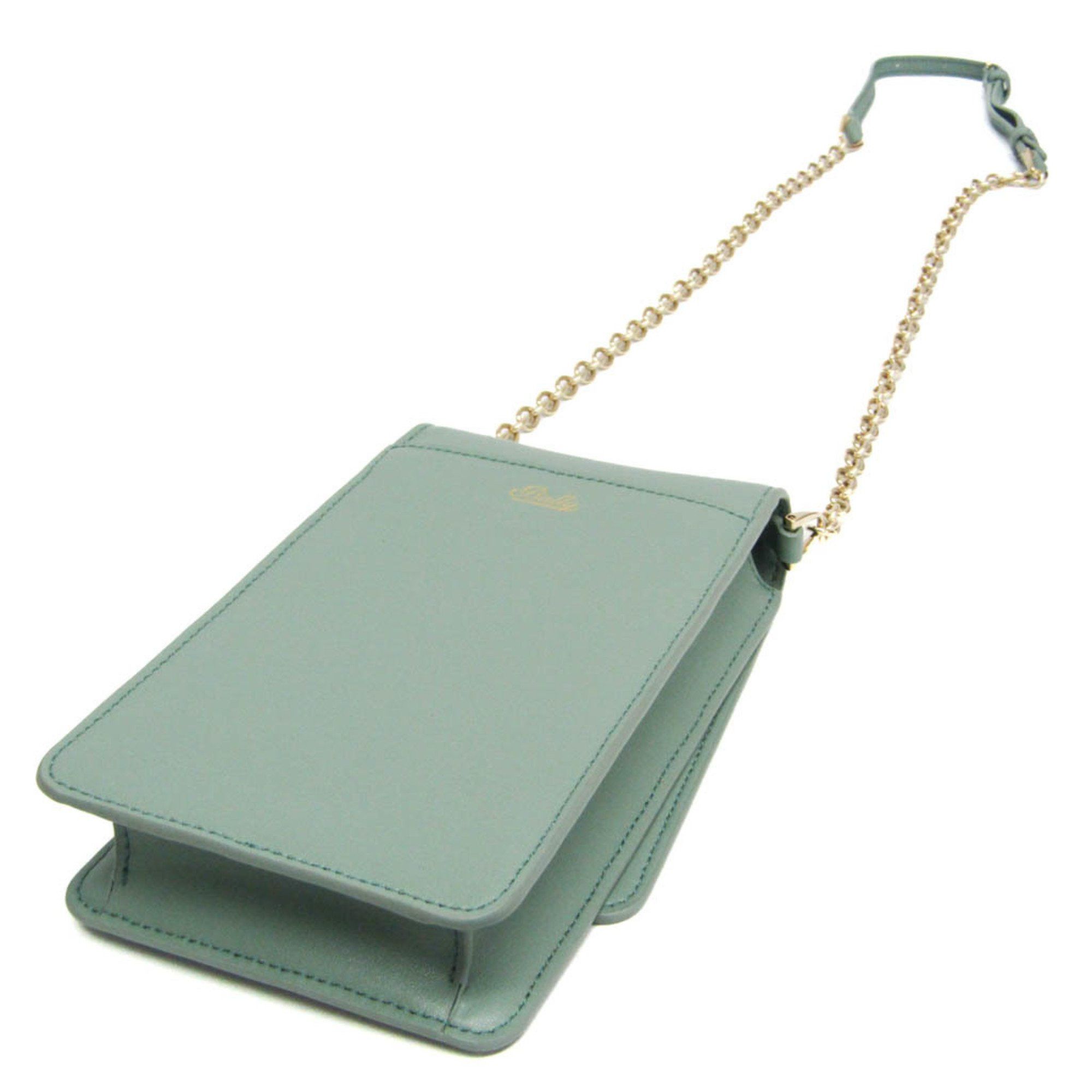 Bally Bally LHOREN.O Women's Leather Pouch,Shoulder Bag Green Size ONE SIZE - 3 Thumbnail