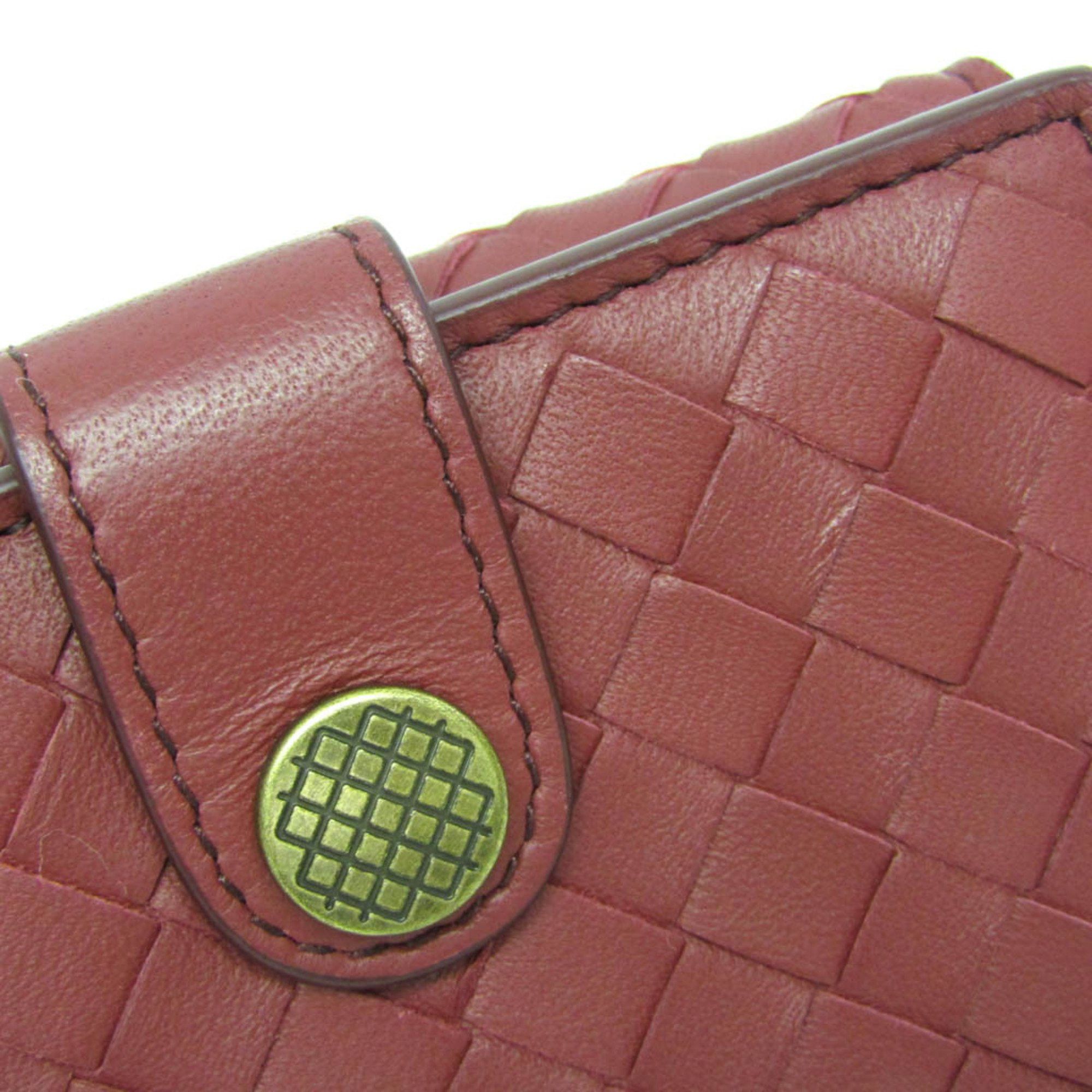 Bottega Veneta Bottega Veneta Intrecciato Compact Wallet Women,Men Leather Wallet (bi-fold) Red Color Size ONE SIZE - 9 Thumbnail