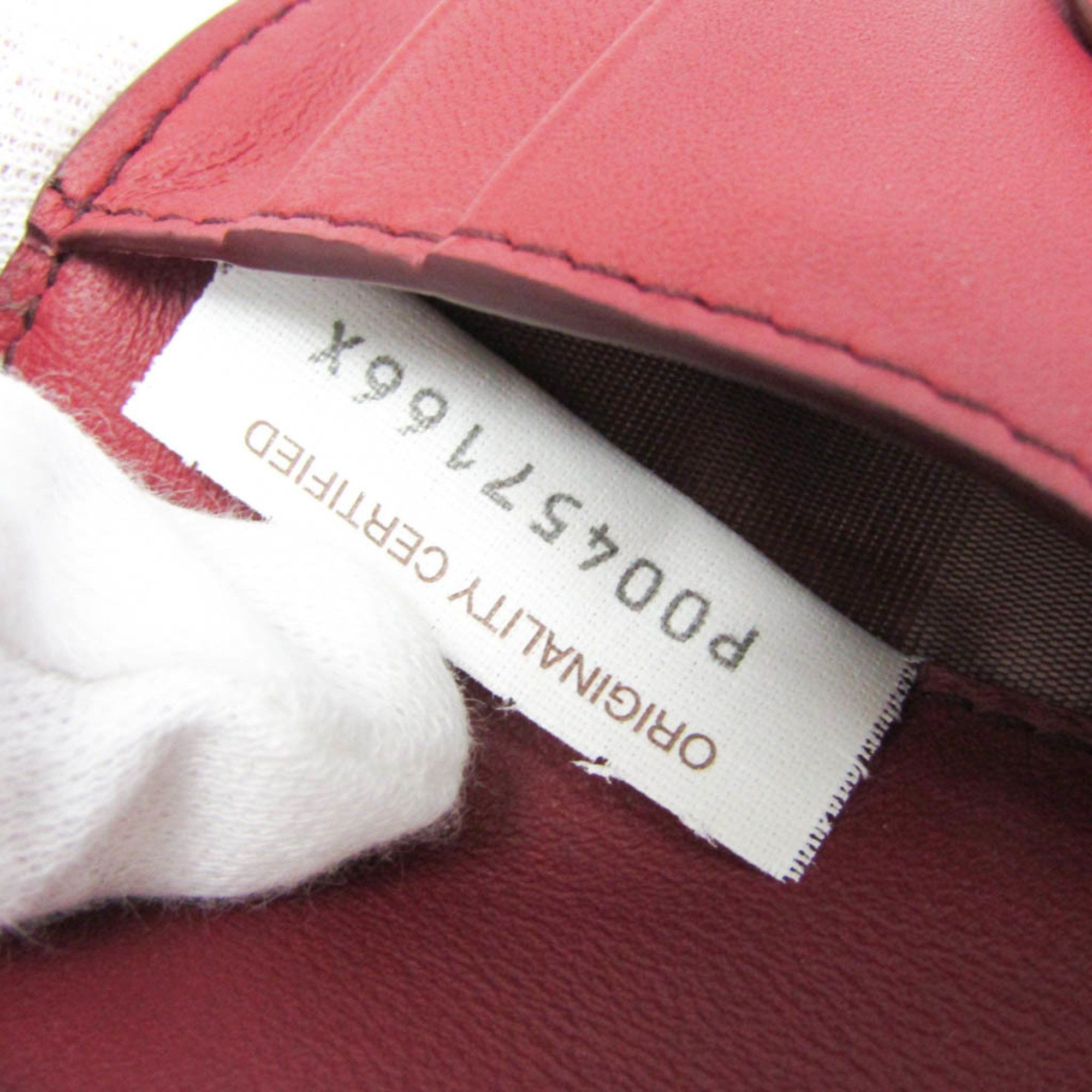 Bottega Veneta Bottega Veneta Intrecciato Compact Wallet Women,Men Leather Wallet (bi-fold) Red Color Size ONE SIZE - 17 Thumbnail