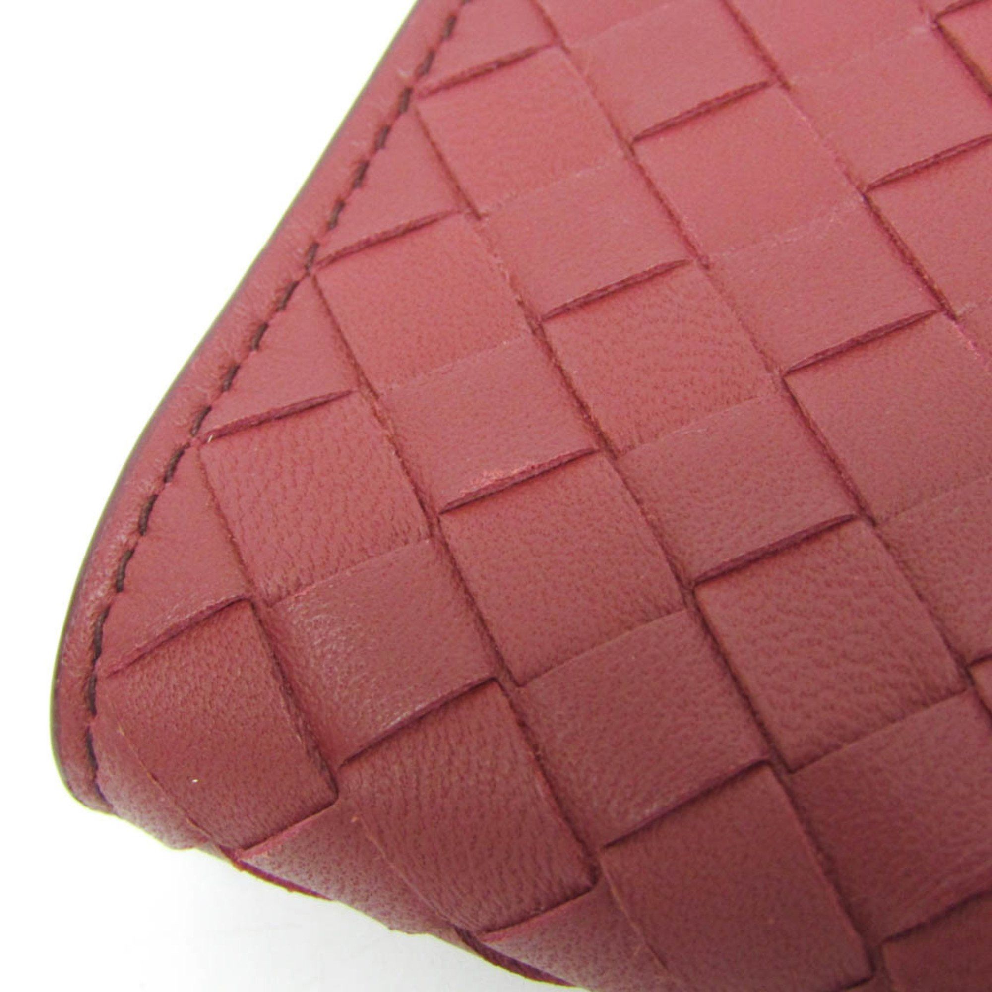 Bottega Veneta Bottega Veneta Intrecciato Compact Wallet Women,Men Leather Wallet (bi-fold) Red Color Size ONE SIZE - 8 Thumbnail