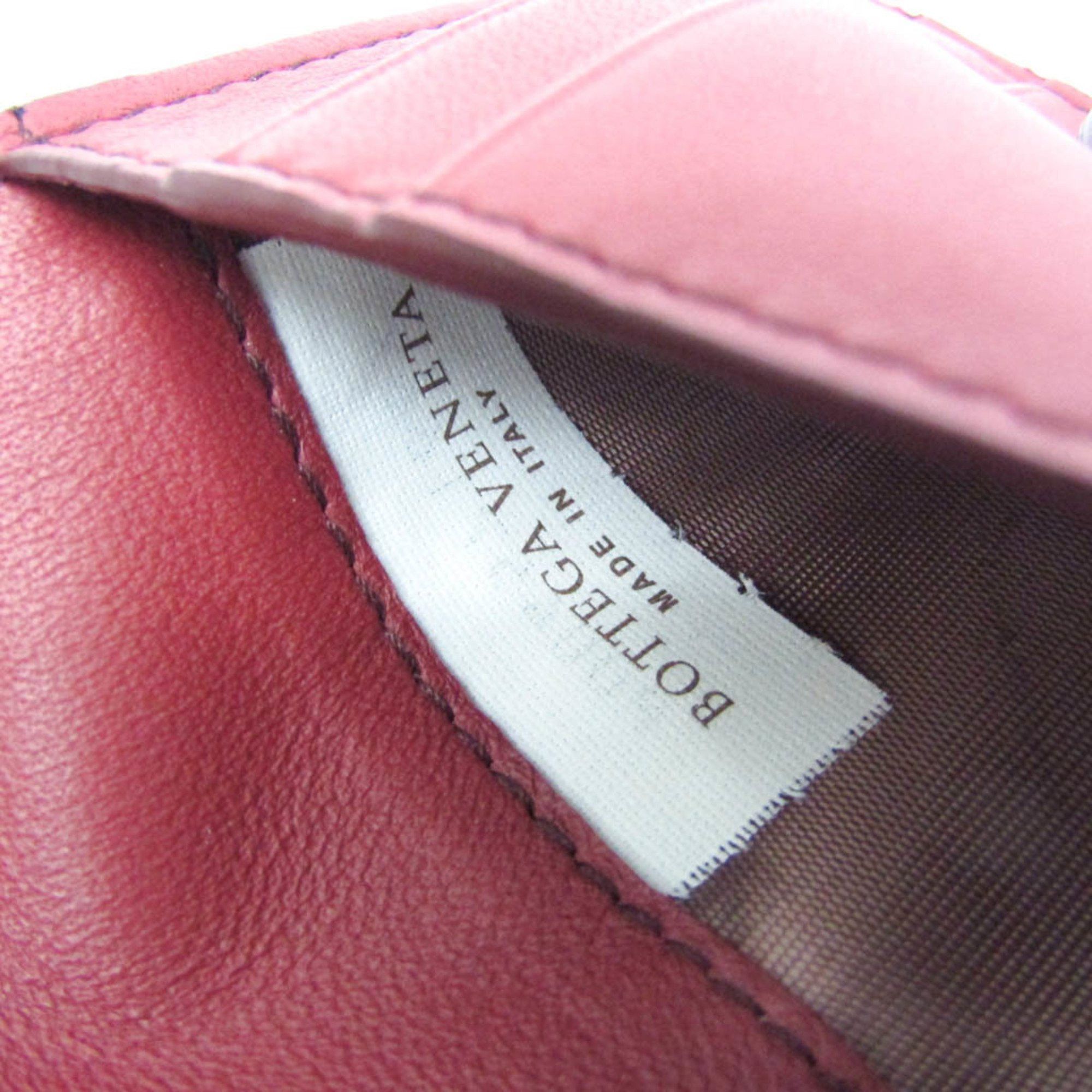 Bottega Veneta Bottega Veneta Intrecciato Compact Wallet Women,Men Leather Wallet (bi-fold) Red Color Size ONE SIZE - 16 Thumbnail