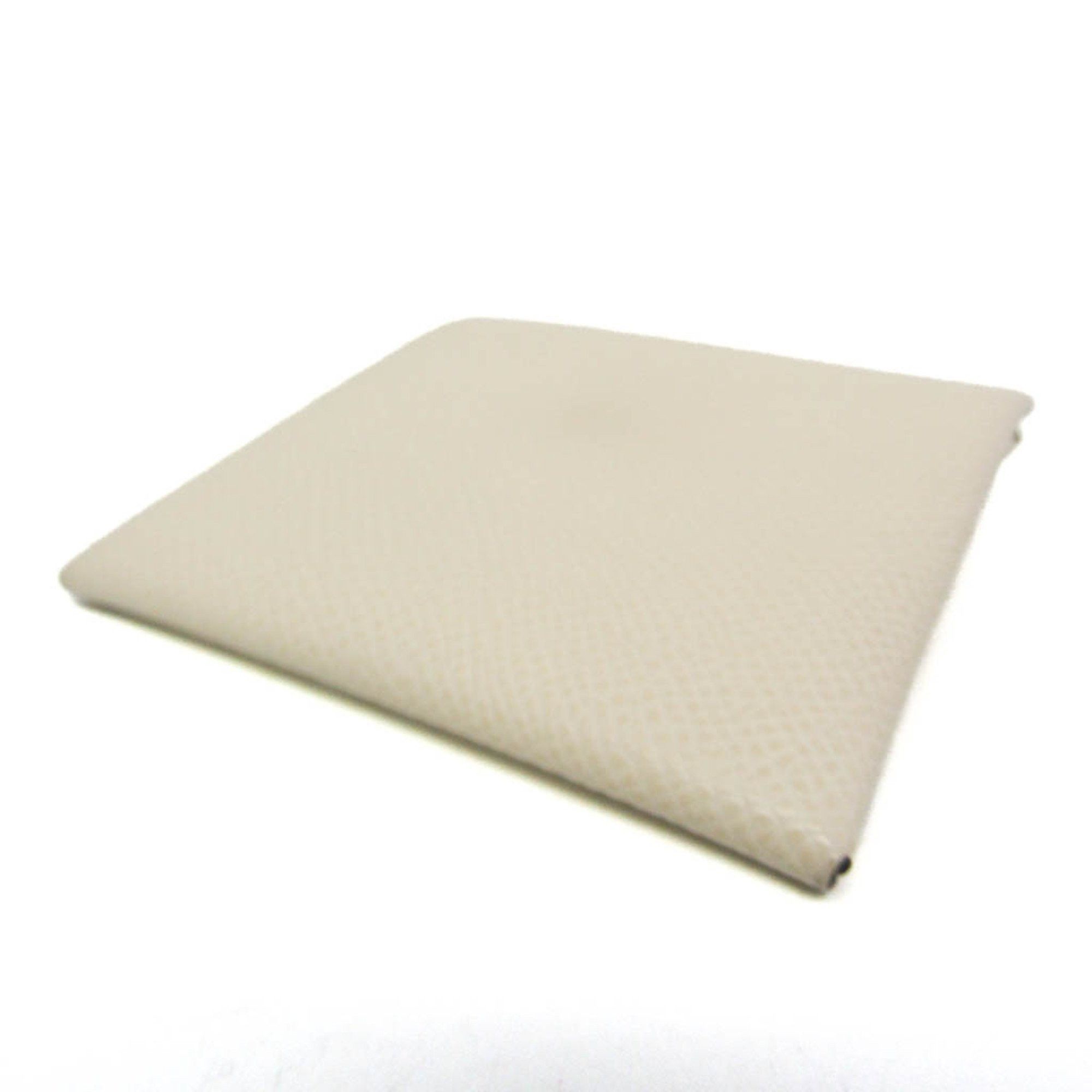 Hermes Hermes Bastia Verso Men,Women Epsom Leather Coin Purse/coin Case Beige,White Size ONE SIZE - 3 Thumbnail