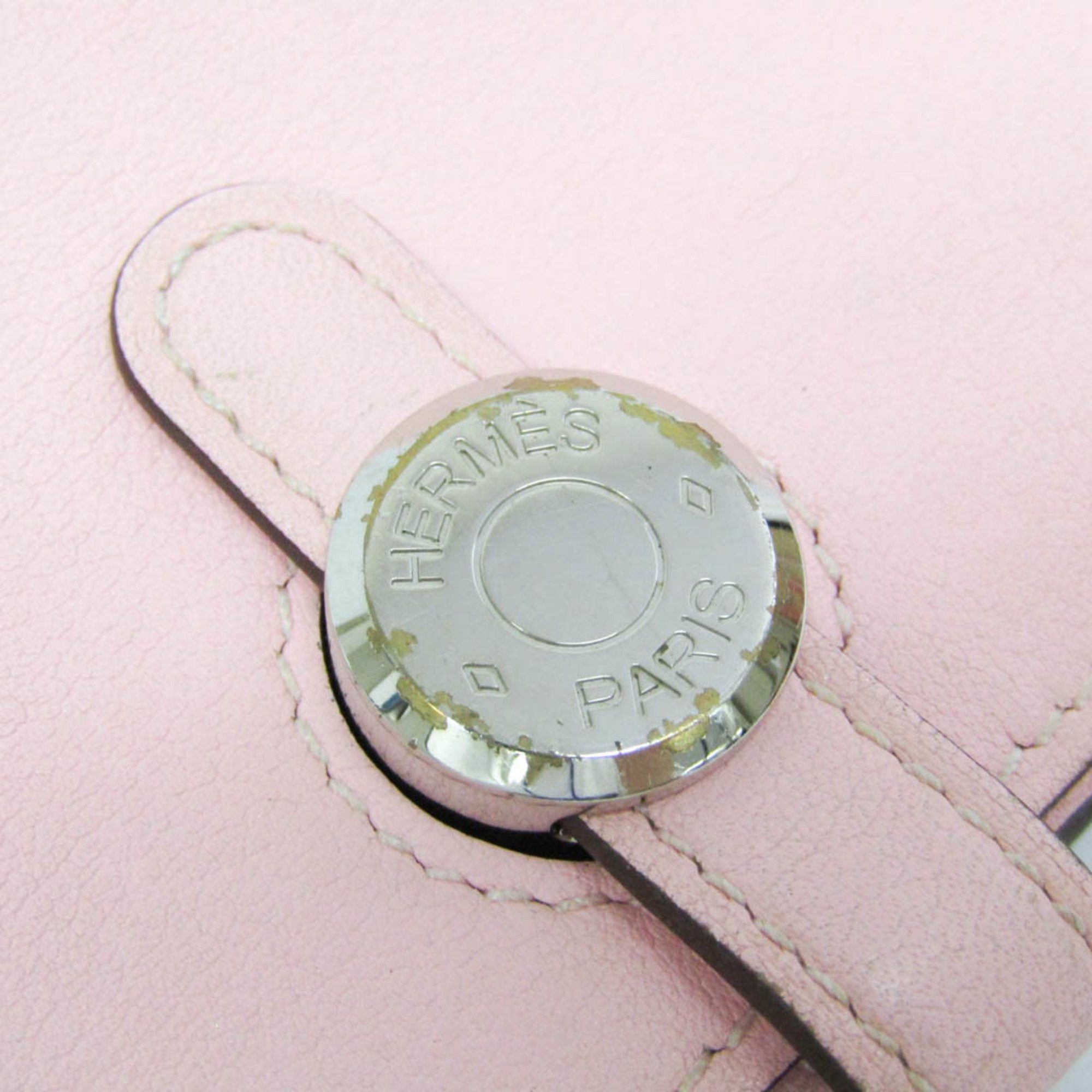 Hermes Hermes Dogon Swift Leather Card Case Pink Size ONE SIZE - 9 Thumbnail