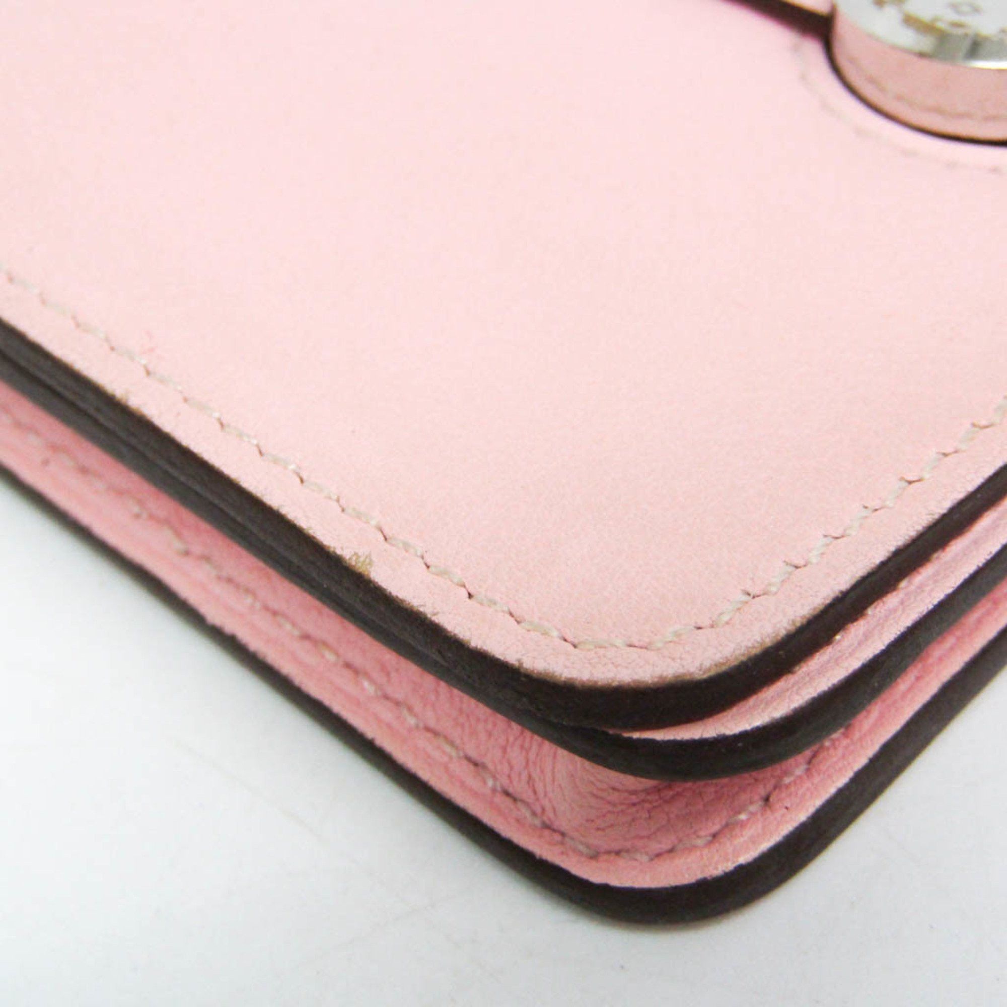 Hermes Hermes Dogon Swift Leather Card Case Pink Size ONE SIZE - 8 Thumbnail