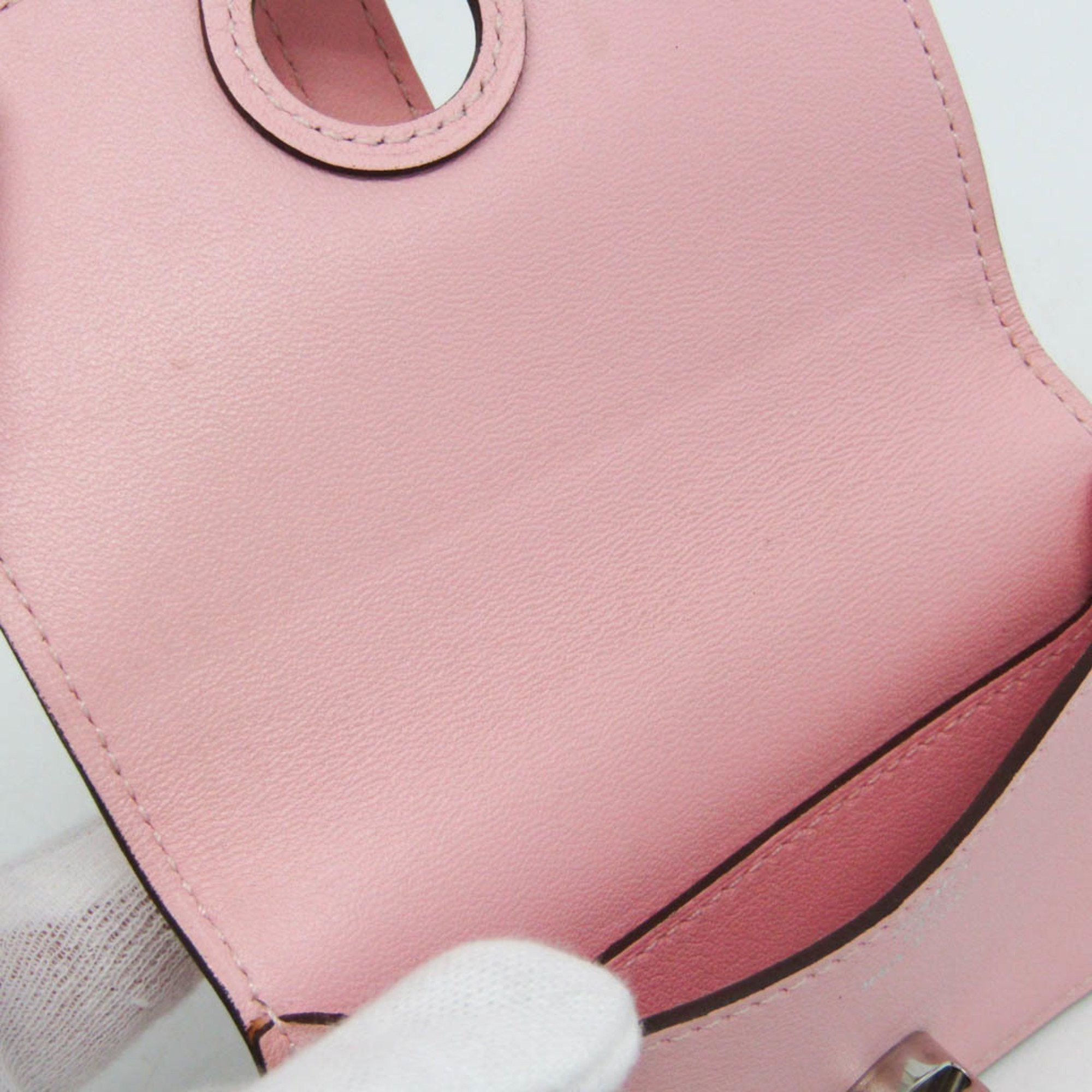 Hermes Hermes Dogon Swift Leather Card Case Pink Size ONE SIZE - 14 Thumbnail