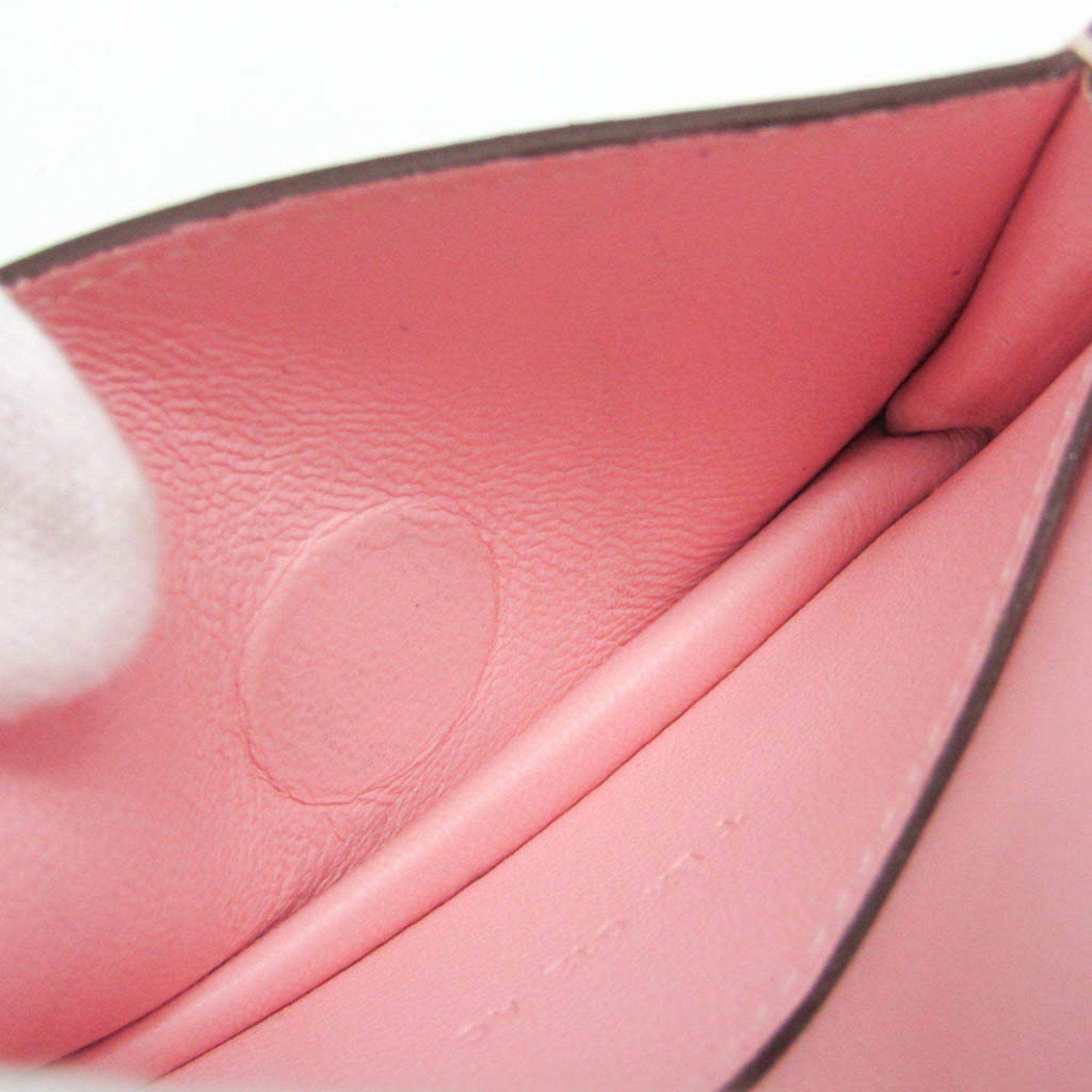 Hermes Hermes Dogon Swift Leather Card Case Pink Size ONE SIZE - 15 Thumbnail