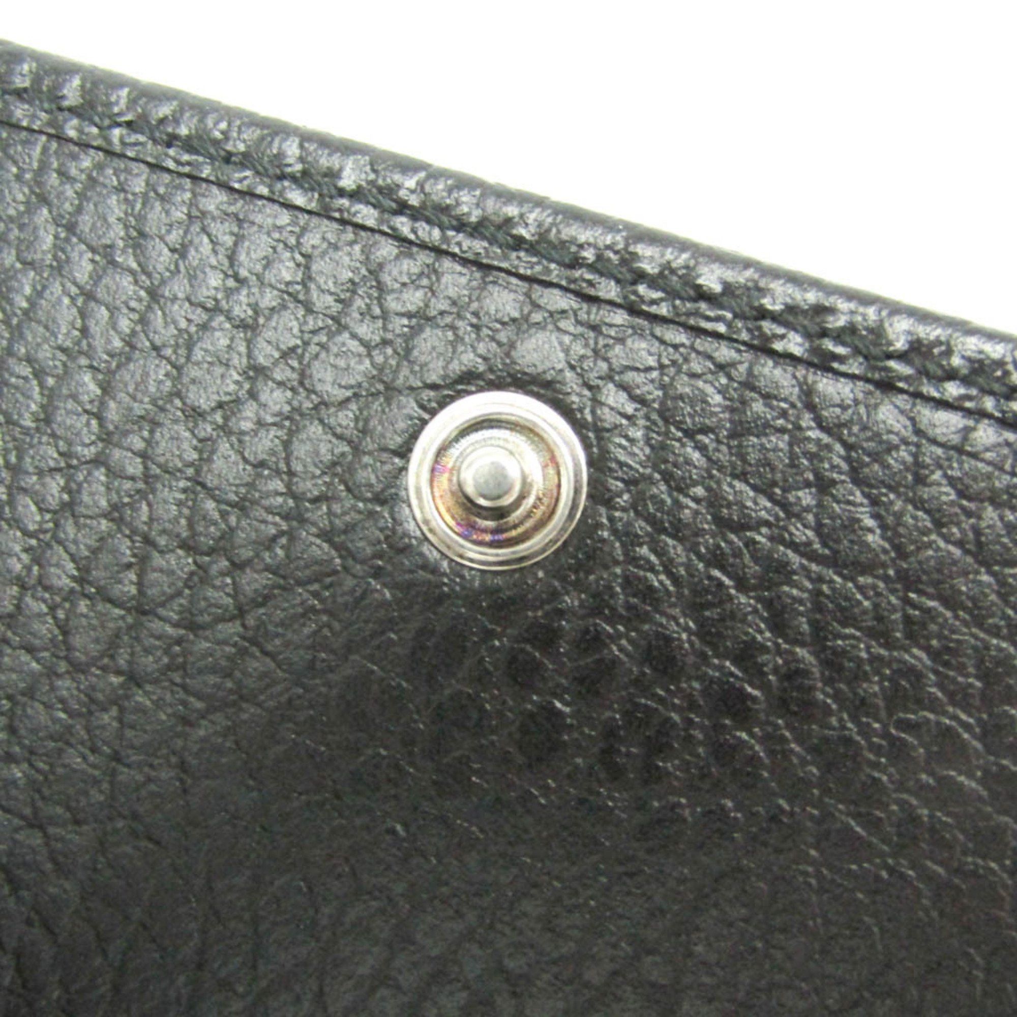 Gucci Gucci Double G 735212 Women,Men Leather Wallet (tri-fold) Black Size ONE SIZE - 12 Thumbnail