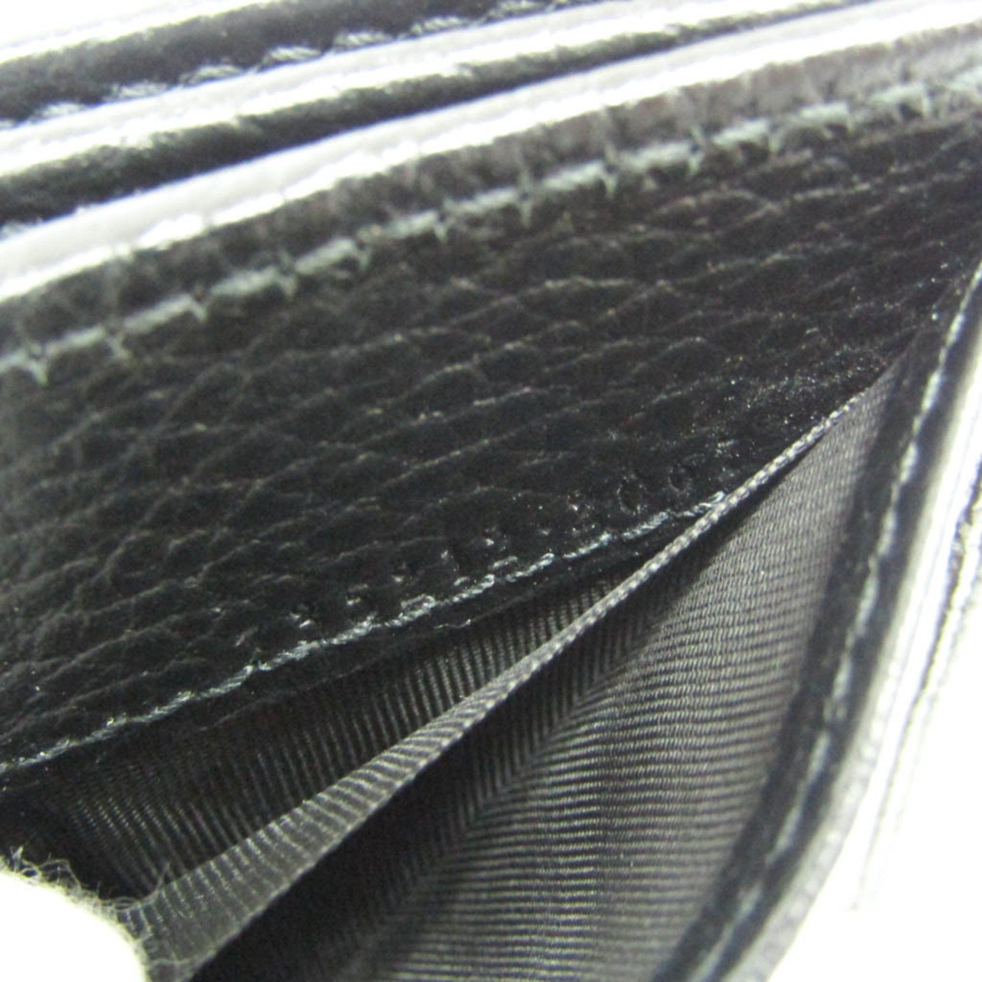Gucci Gucci Double G 735212 Women,Men Leather Wallet (tri-fold) Black Size ONE SIZE - 14 Thumbnail