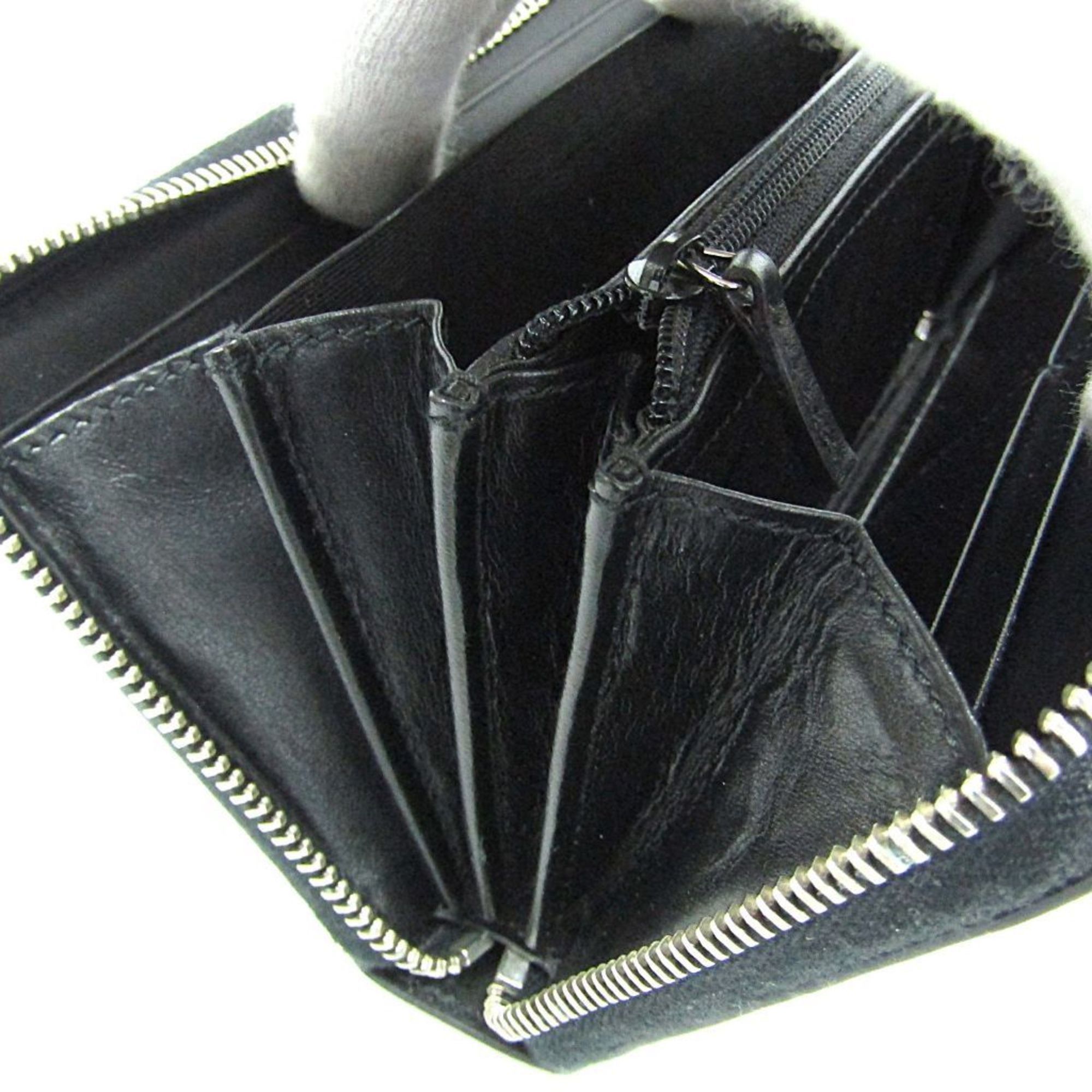Gucci Gucci Blade Embroidery 597677 Men,Women Leather Long Wallet (bi-fold) Black Size ONE SIZE - 17 Thumbnail
