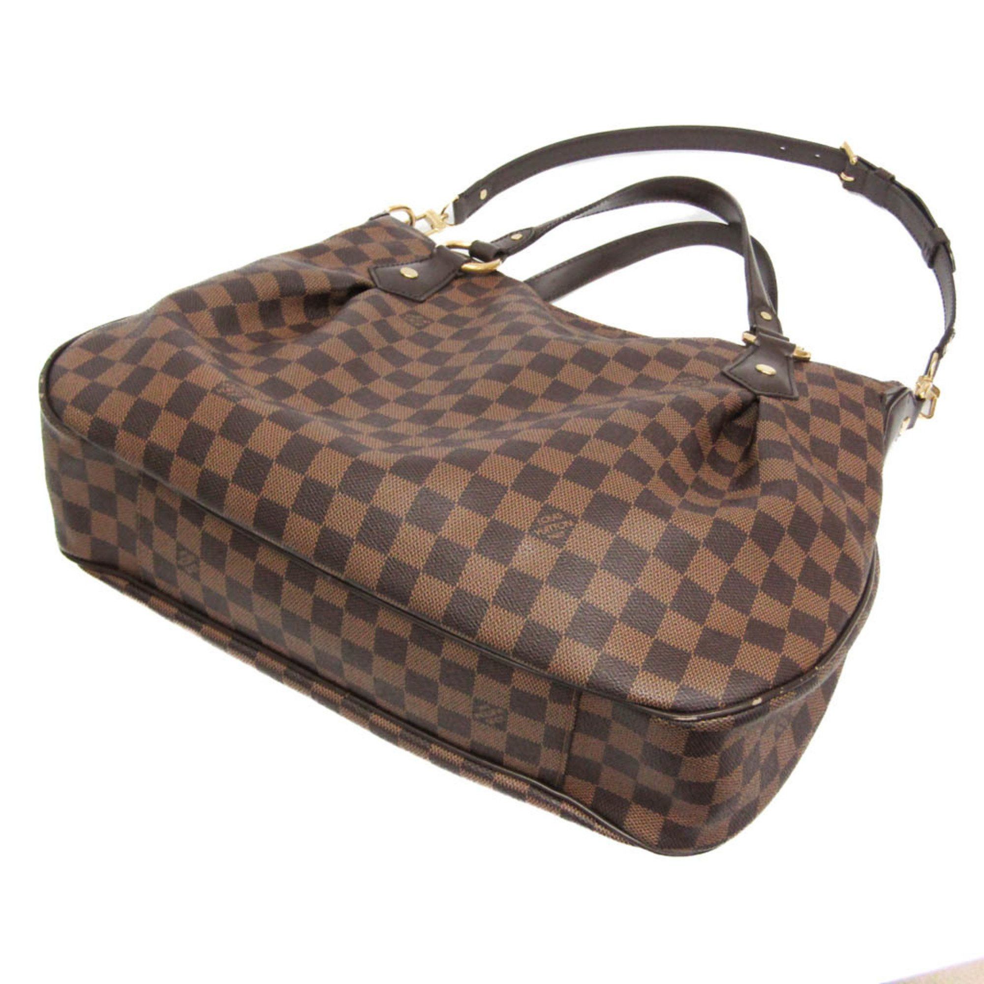 Louis Vuitton Louis Vuitton Damier Evora MM N41131 Women's Handbag,Shoulder Bag Brown,Ebene Size ONE SIZE - 2 Thumbnail