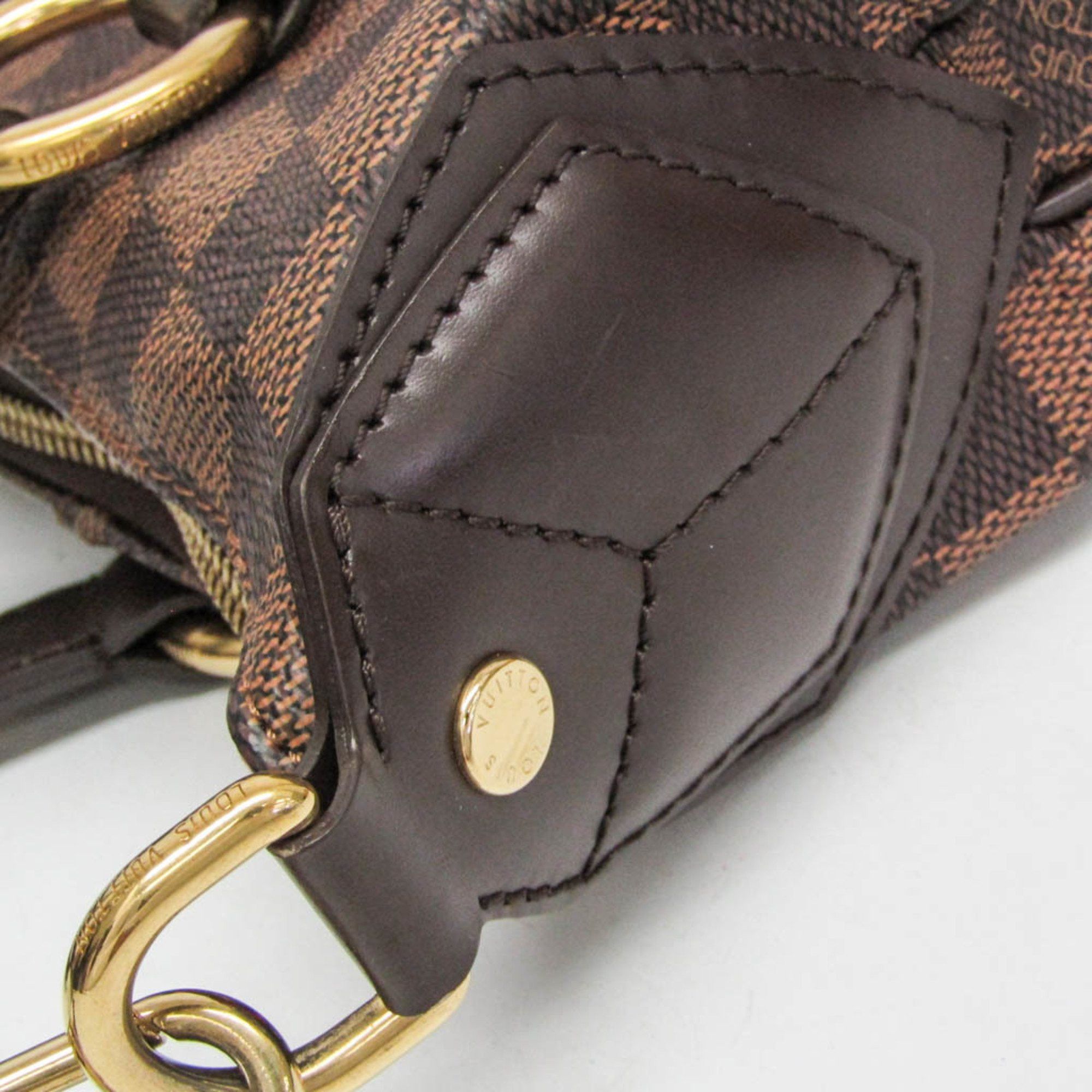 Louis Vuitton Louis Vuitton Damier Evora MM N41131 Women's Handbag,Shoulder Bag Brown,Ebene Size ONE SIZE - 12 Thumbnail
