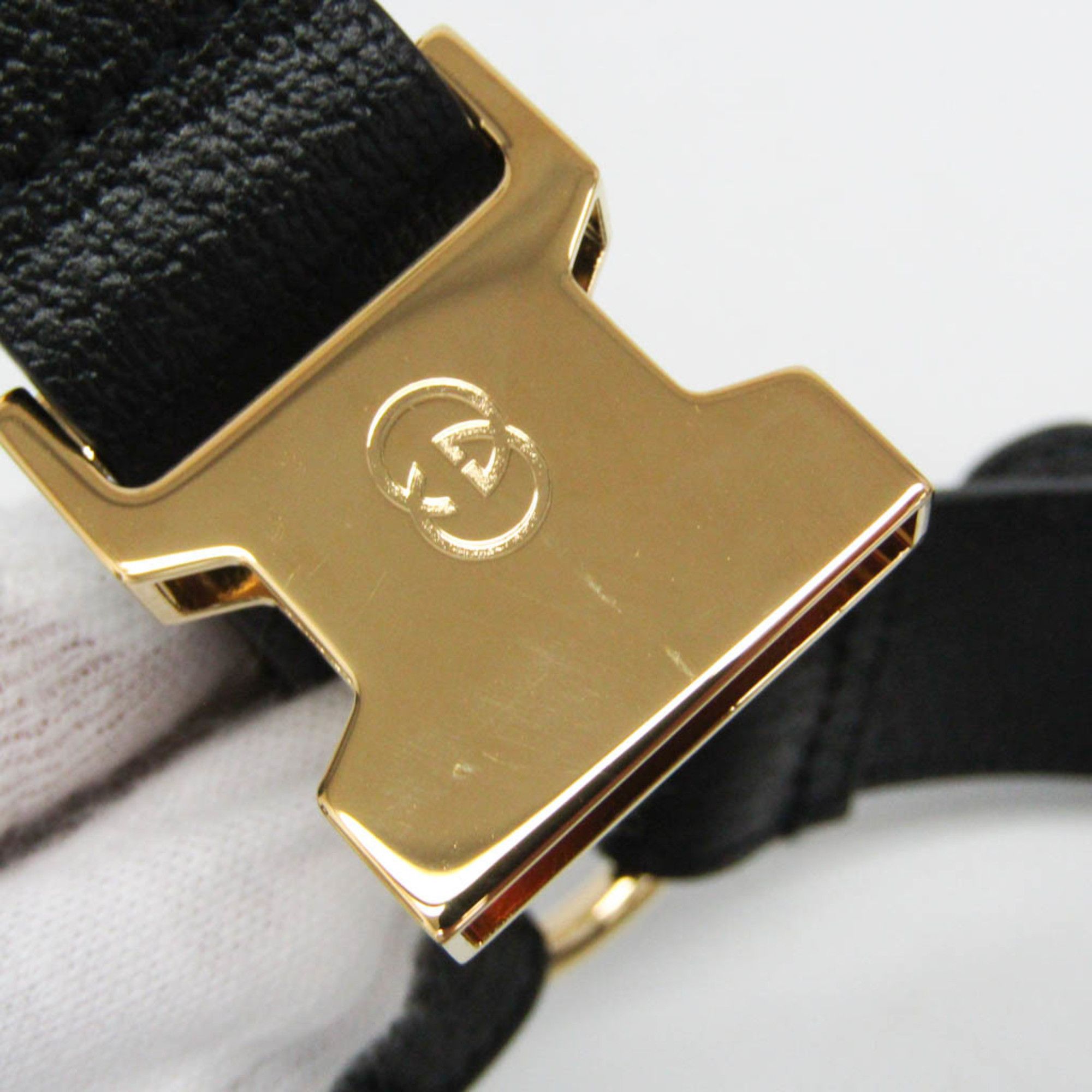 Gucci Gucci Interlocking G Pet Harness Large Size 695253 Dog Harness Leather Black Size ONE SIZE - 13 Thumbnail