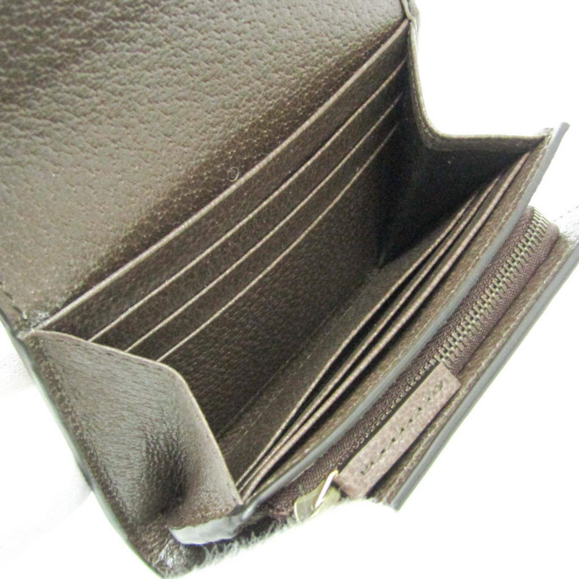 Gucci Gucci Bamboo Diana Jumbo GG 658635 Women's Canvas,Leather Wallet (bi-fold) Beige,Brown Size ONE SIZE - 4 Thumbnail