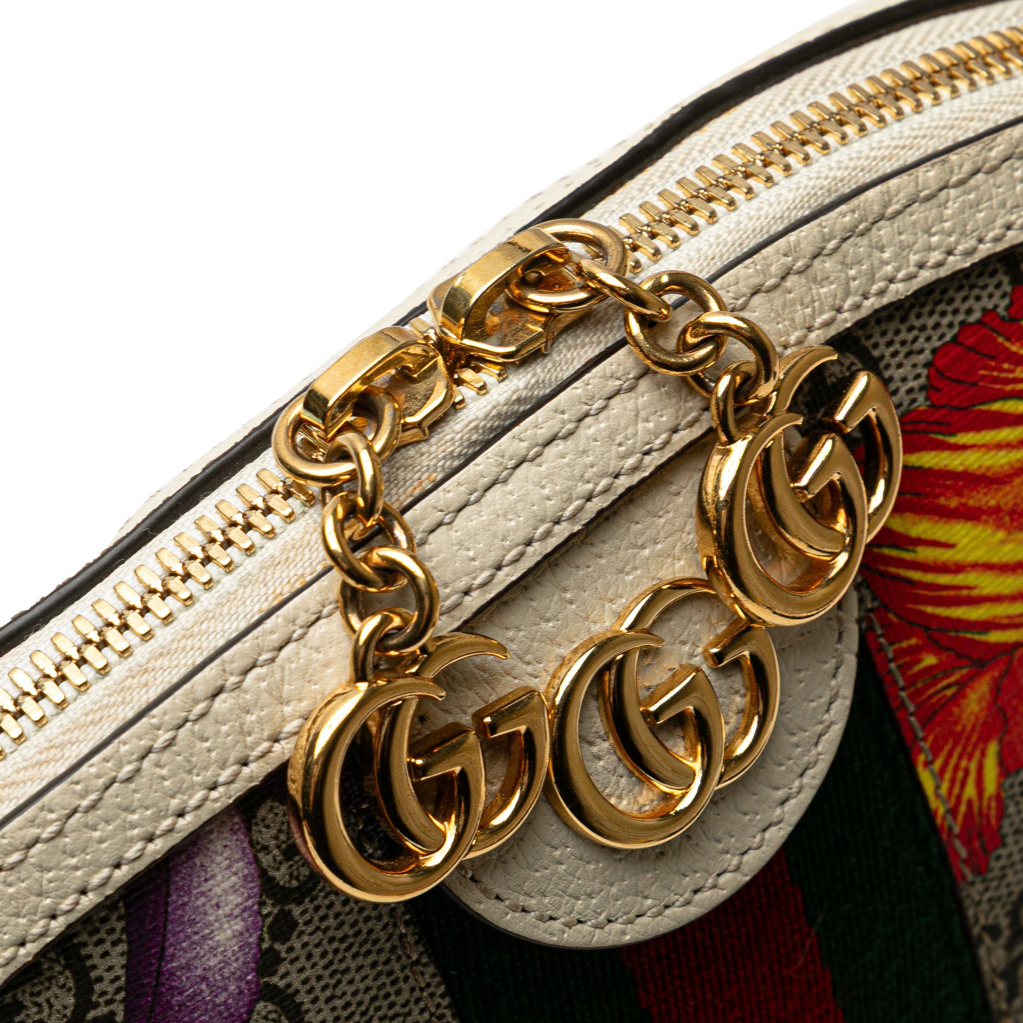 Gucci Gucci Small GG Supreme Web Flora Ophidia Dome Crossbody Size ONE SIZE - 7 Thumbnail