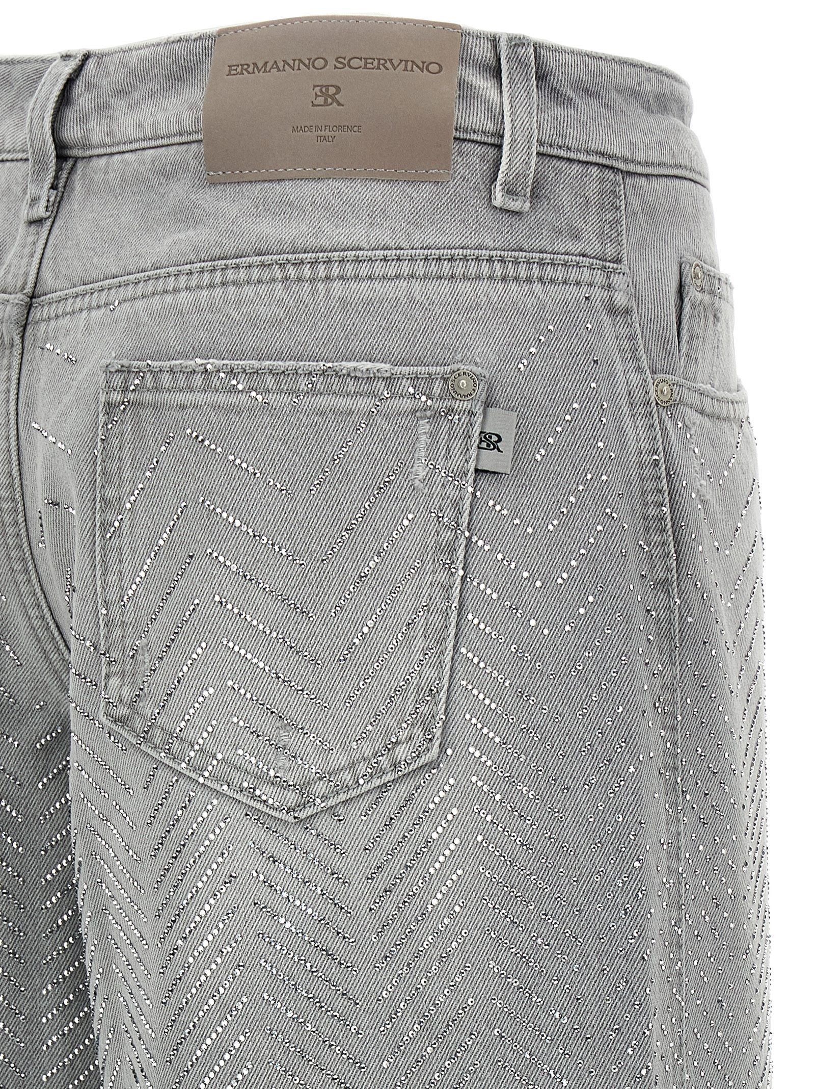 Ermanno Scervino Rhinestone jeans Size 26" / US 2 / IT 38 - 4 Thumbnail
