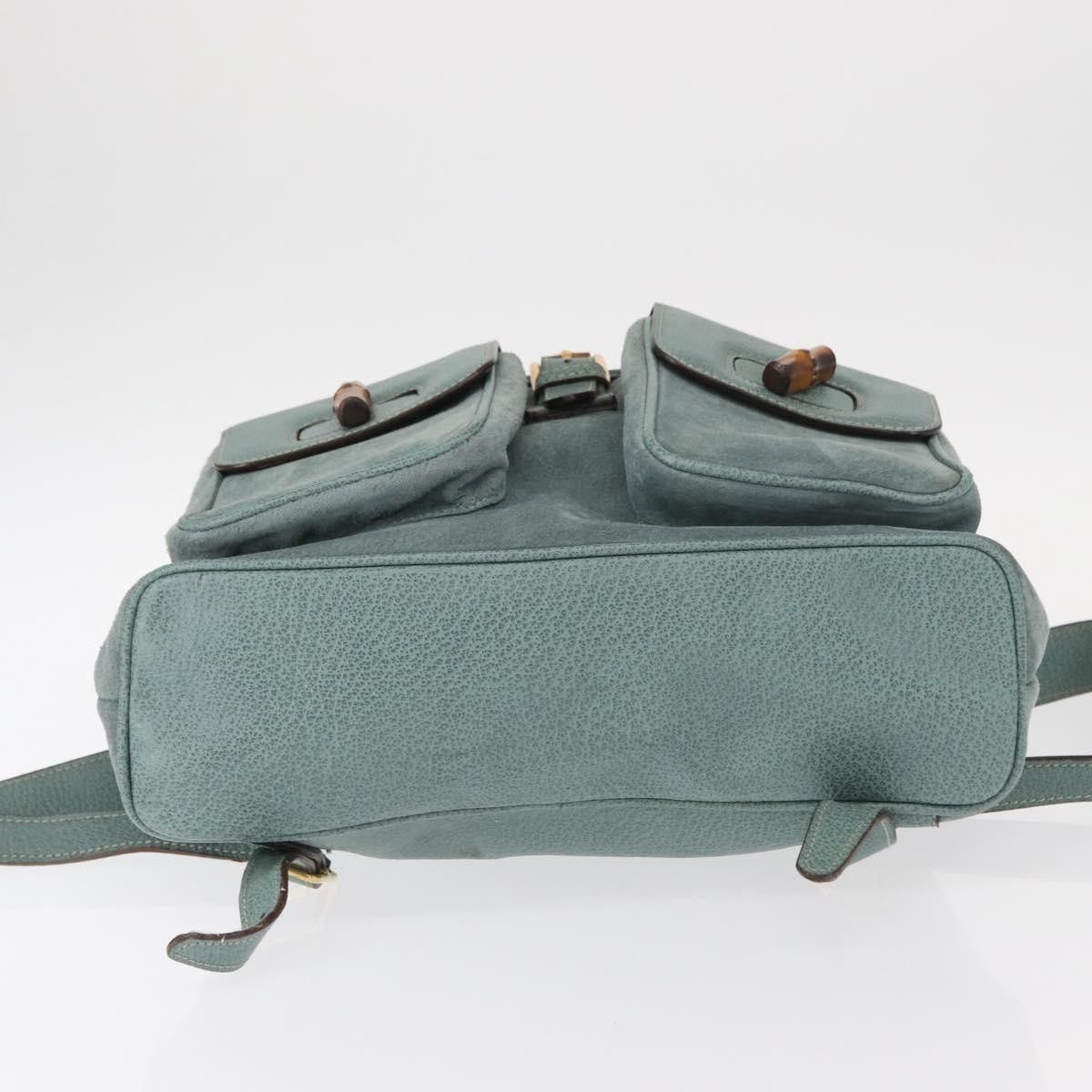 Gucci Gucci Vintage Bamboo Backpack Suede Size ONE SIZE - 15 Thumbnail