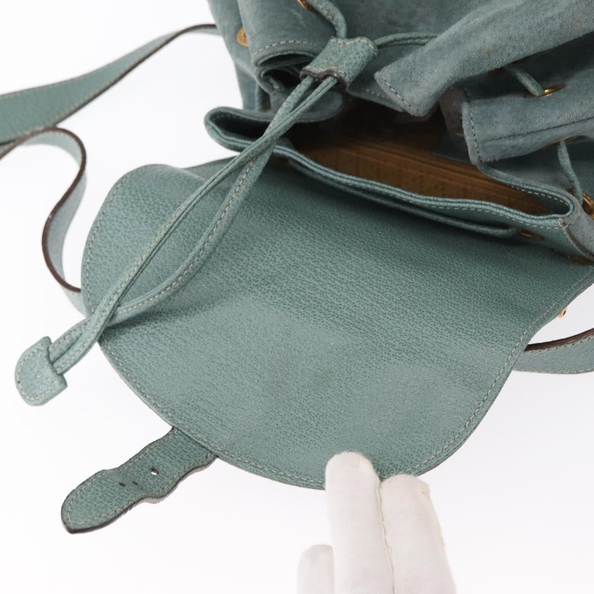 Gucci Gucci Vintage Bamboo Backpack Suede Size ONE SIZE - 22 Thumbnail
