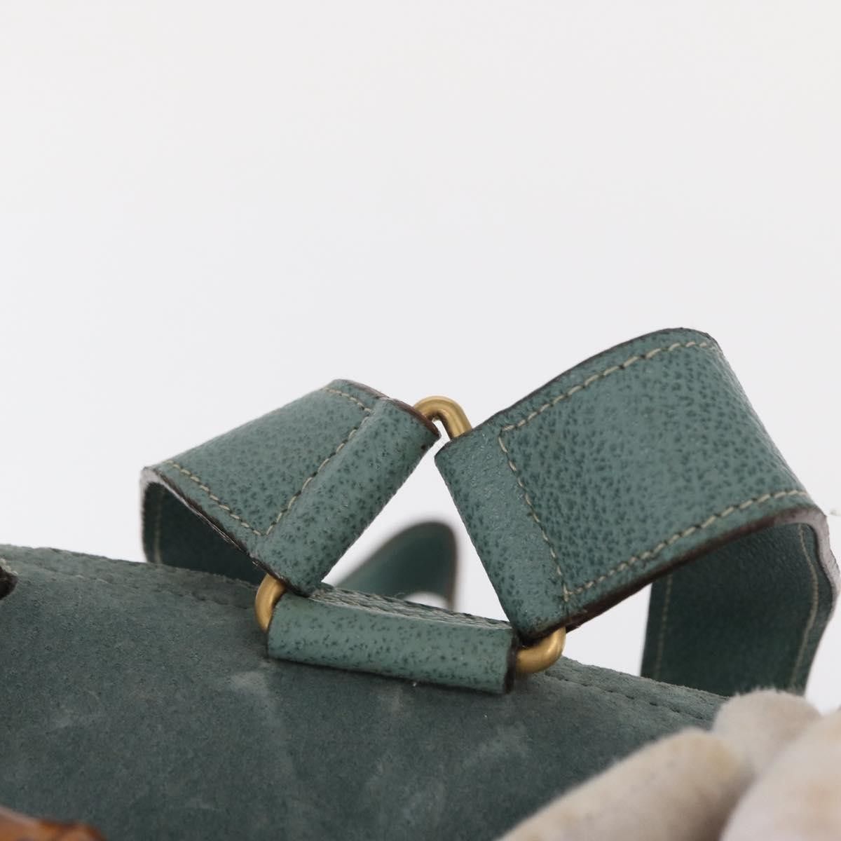Gucci Gucci Vintage Bamboo Backpack Suede Size ONE SIZE - 20 Thumbnail