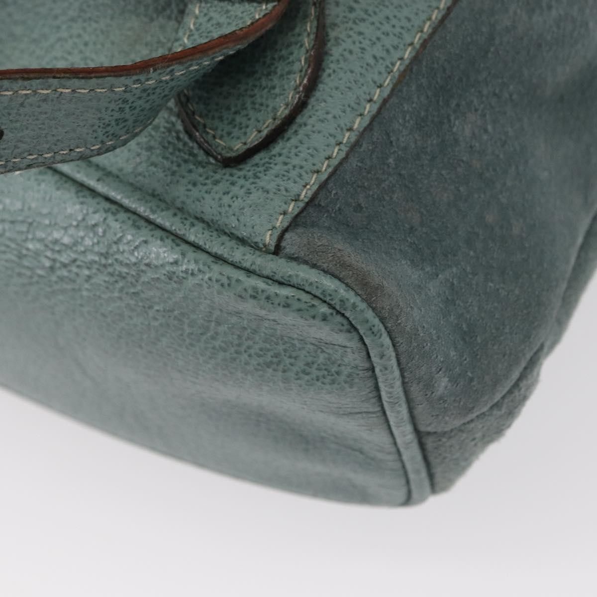 Gucci Gucci Vintage Bamboo Backpack Suede Size ONE SIZE - 12 Thumbnail