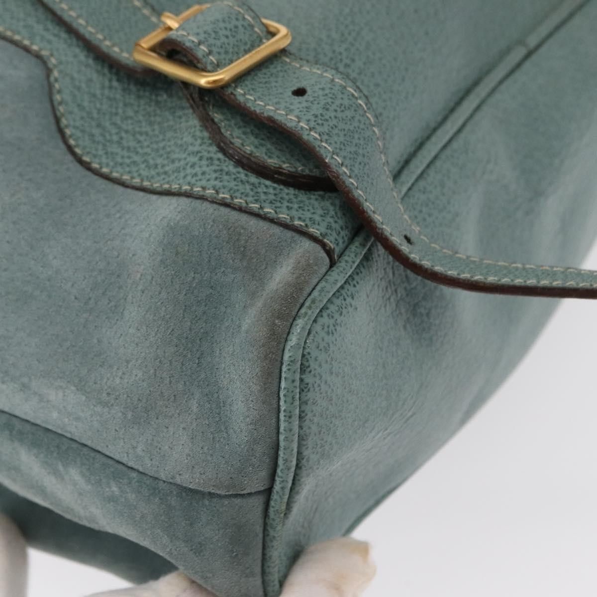 Gucci Gucci Vintage Bamboo Backpack Suede Size ONE SIZE - 13 Thumbnail