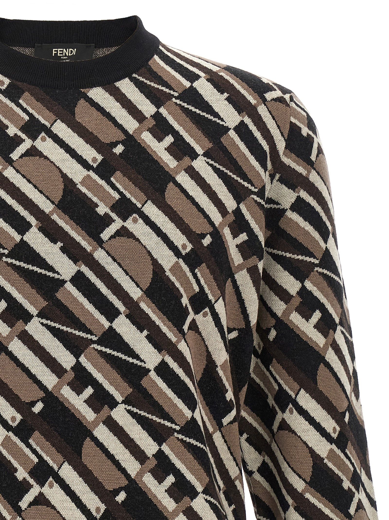 Fendi 'Fendi Tape' sweater Size US XL / EU 56 / 4 - 3 Thumbnail