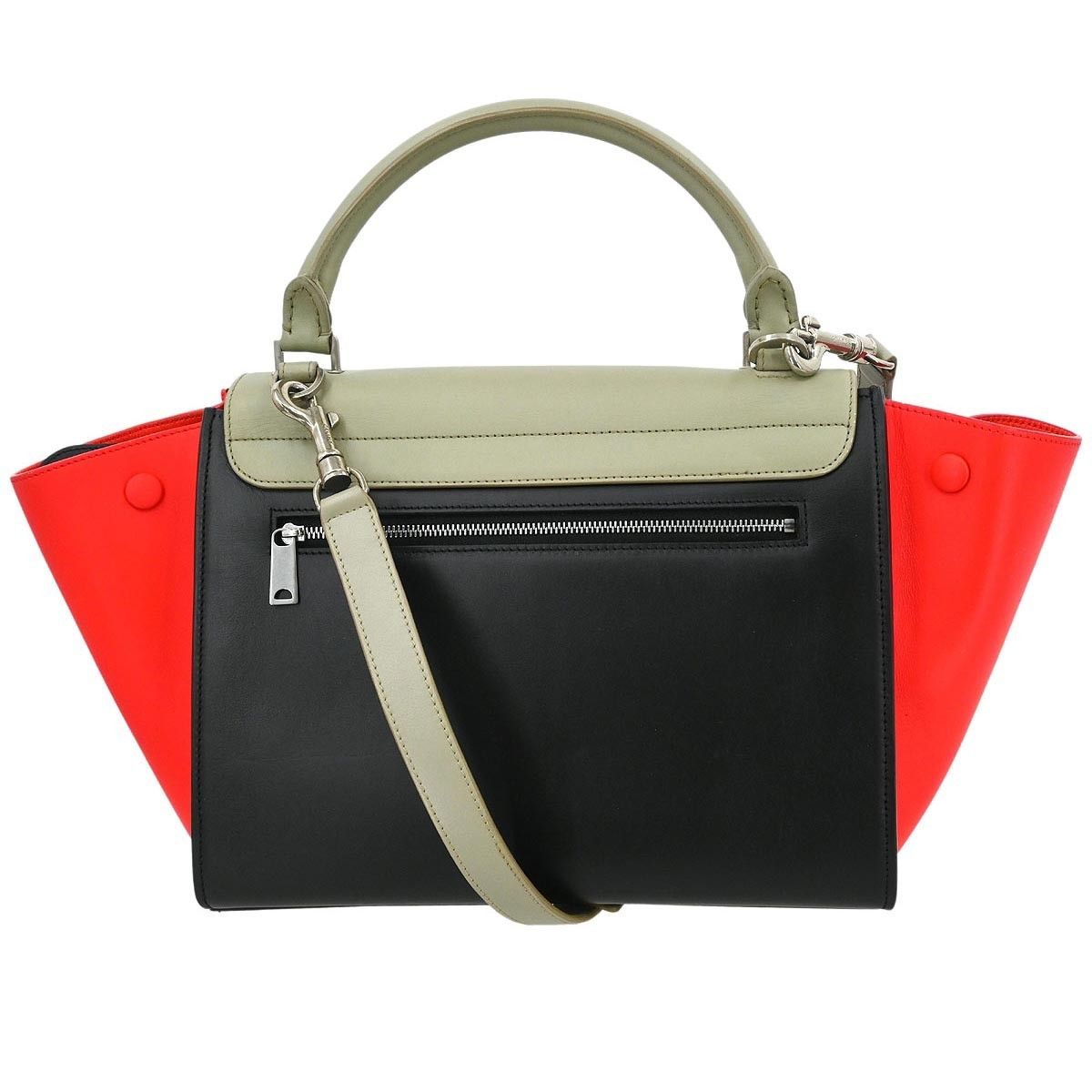 Celine Celine Tricolor Trapeze Bag Leather Size ONE SIZE - 2 Thumbnail