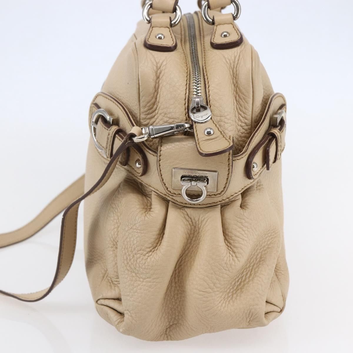 Salvatore Ferragamo Salvatore Ferragamo Gancini Leather Size ONE SIZE - 4 Thumbnail