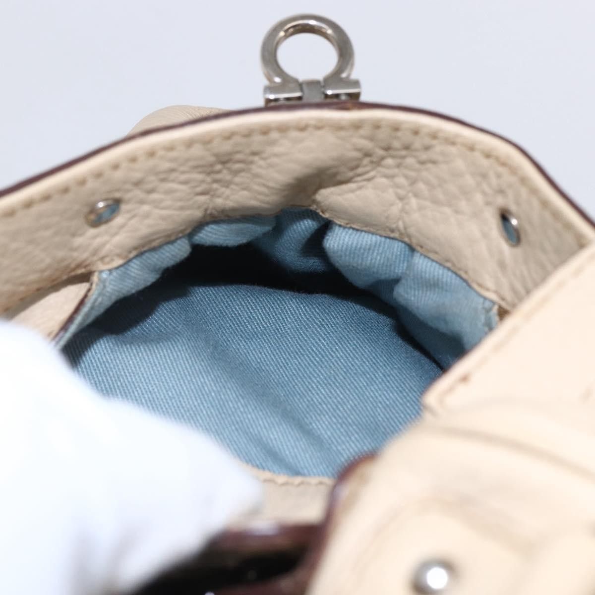 Salvatore Ferragamo Salvatore Ferragamo Gancini Leather Size ONE SIZE - 23 Thumbnail