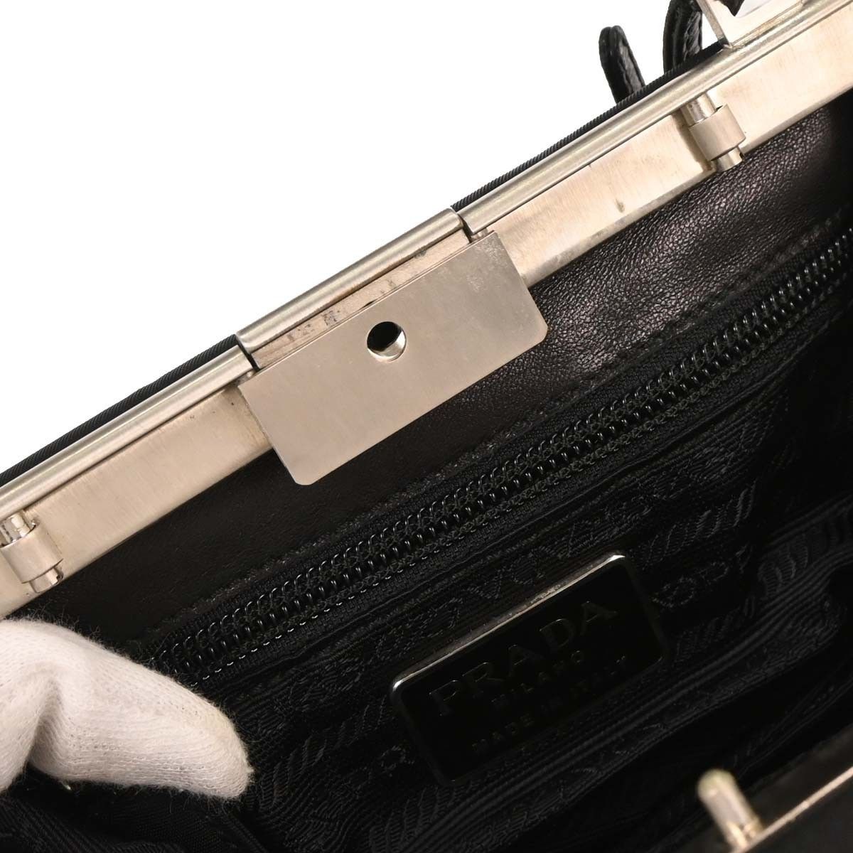 Prada Prada Double Zip Crossbody Bag Tessuto Size ONE SIZE - 9 Thumbnail