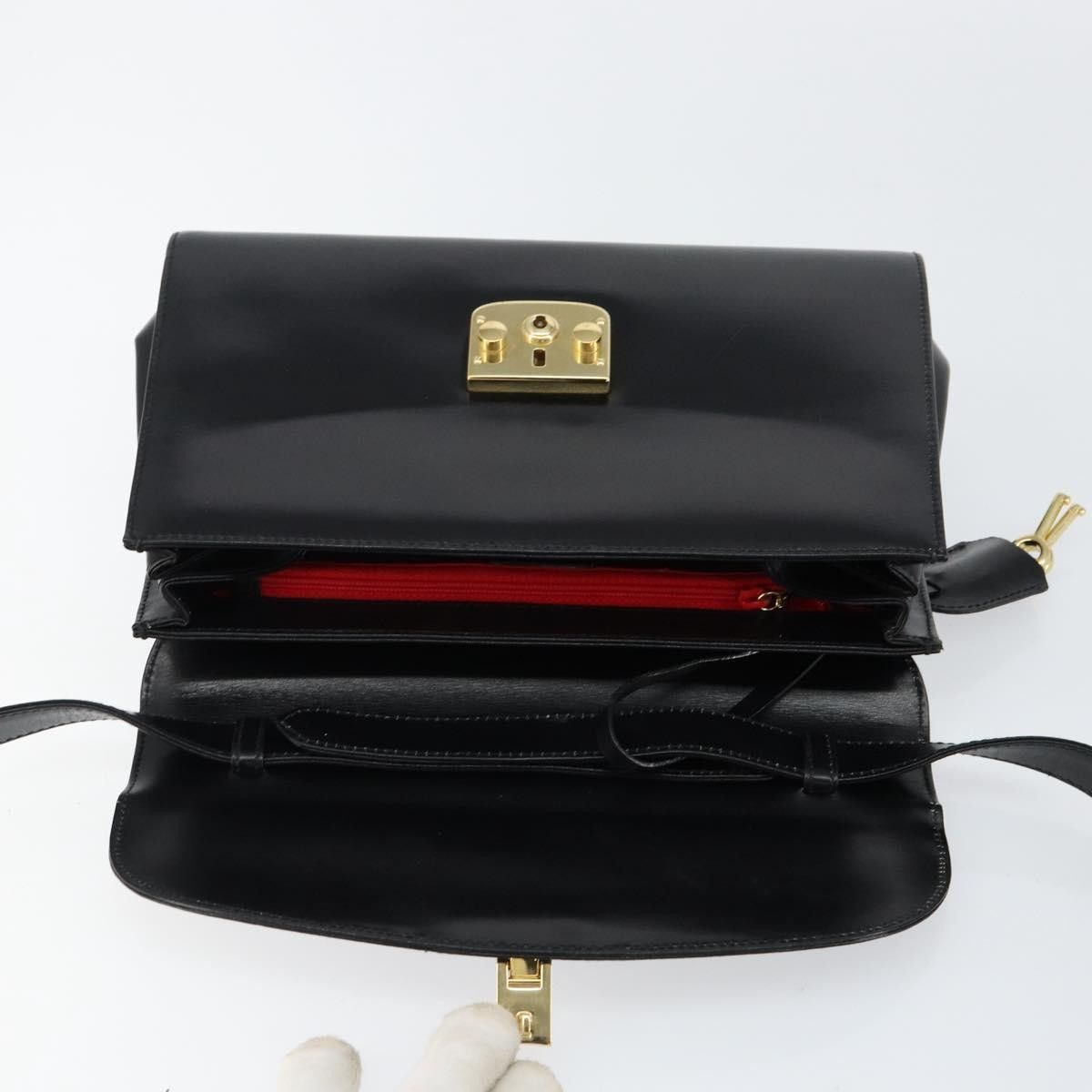 Gucci Gucci Vintage Lady Lock Flap Crossbody Bag Leather Size ONE SIZE - 20 Thumbnail