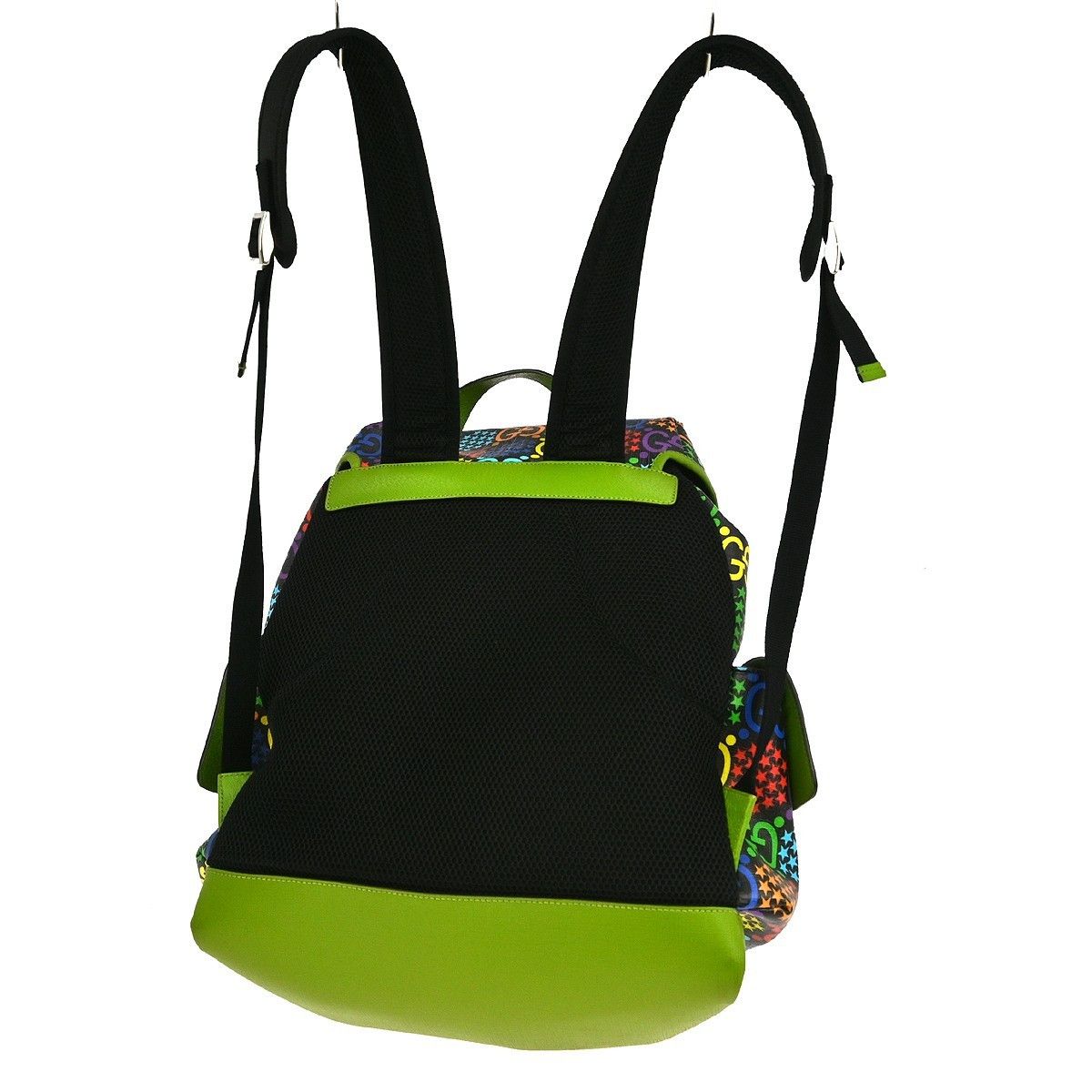 Gucci Gucci Double Pocket Belt Backpack Psychedelic Print GG Coated Canvas Size ONE SIZE - 2 Thumbnail