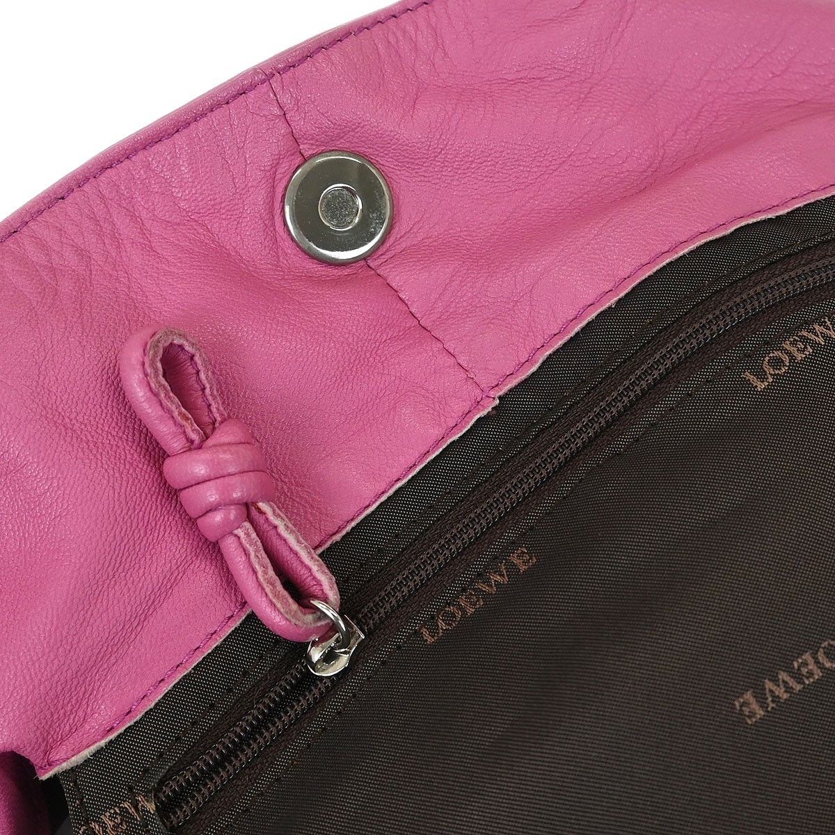 Loewe Loewe Anagram Logo Nappa Aire Hand Bag Leather Size ONE SIZE - 10 Thumbnail