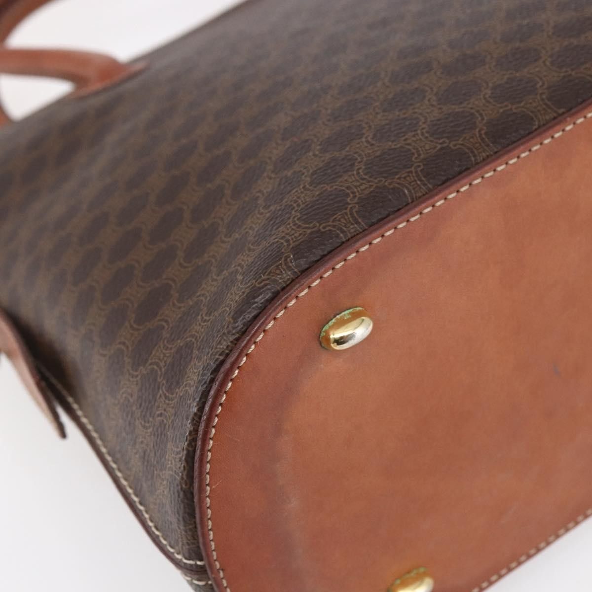 Celine Celine Vintage Macadam Handbag Canvas Size ONE SIZE - 11 Thumbnail