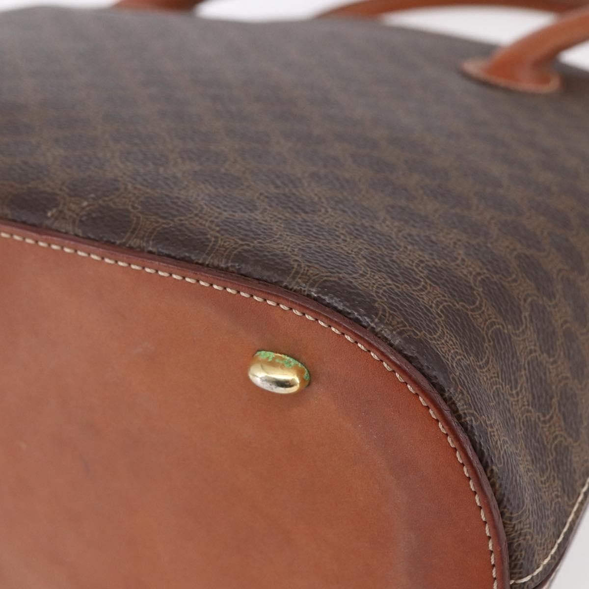 Celine Celine Vintage Macadam Handbag Canvas Size ONE SIZE - 12 Thumbnail