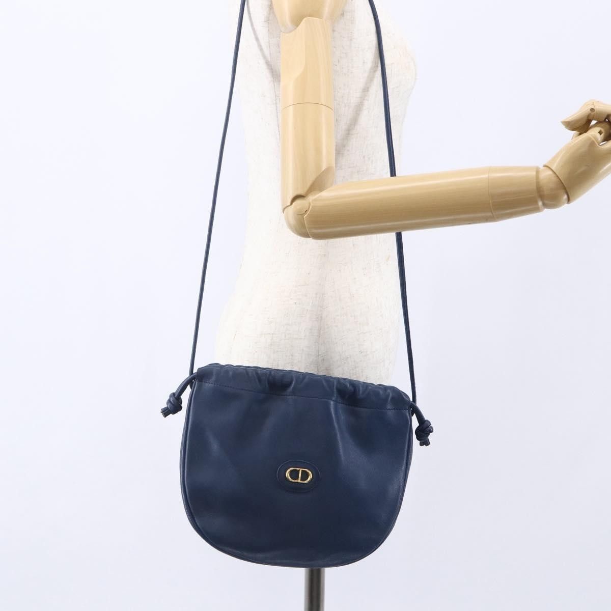 Dior Christian Dior Vintage CD Logo Shoulder Bag Leather Size ONE SIZE - 14 Thumbnail