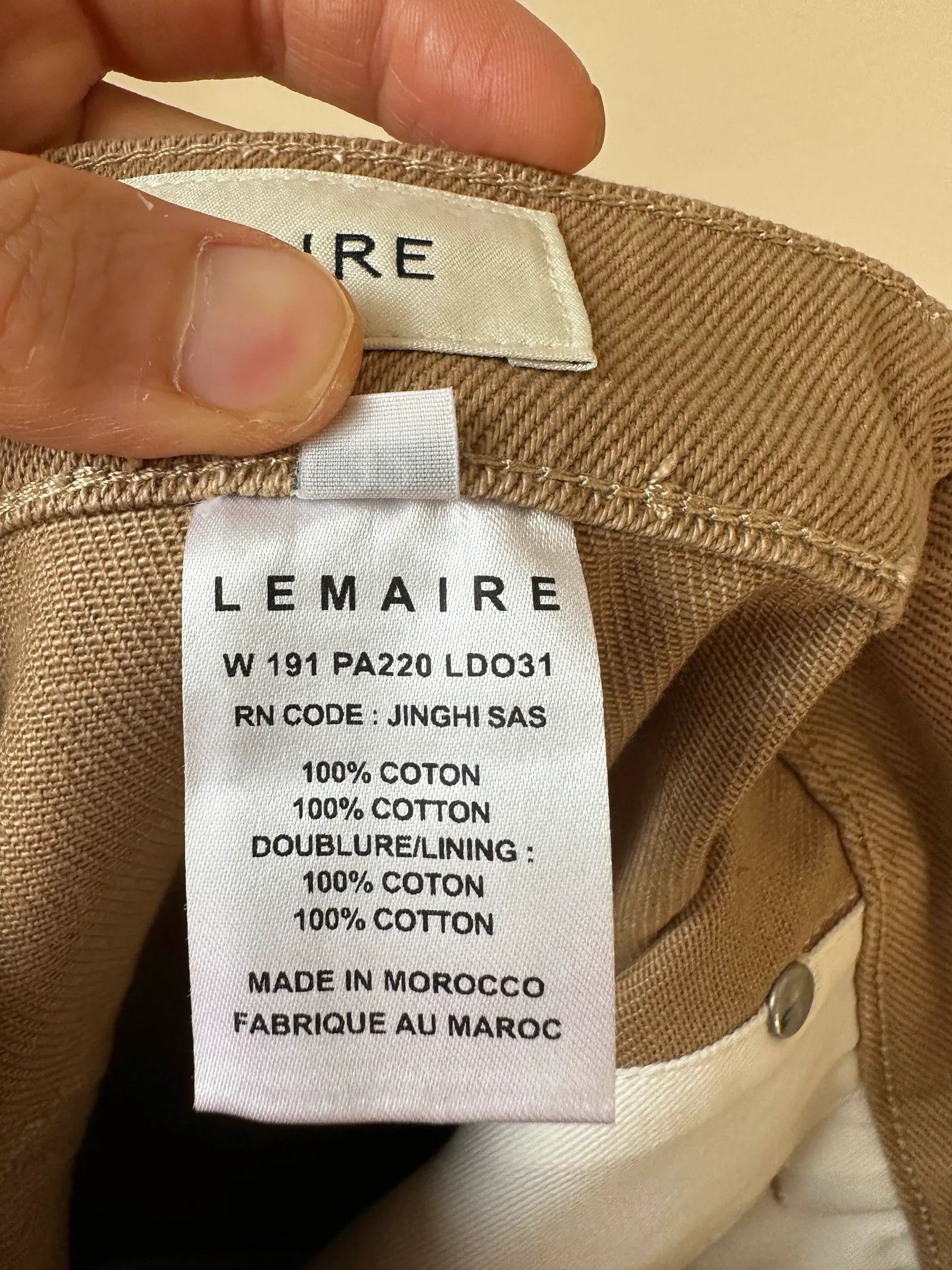 Lemaire Lemaire Pants Size 24" / US 00 / IT 34 - 6 Thumbnail