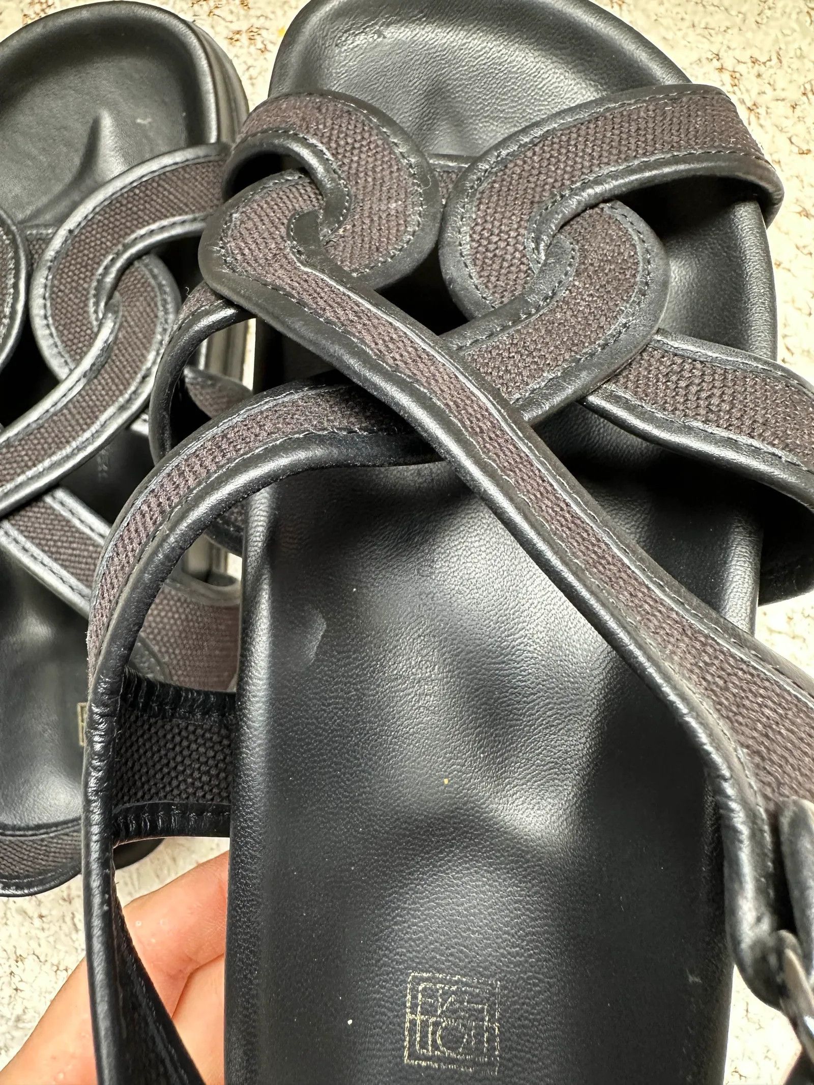 Toteme Toteme Sandals Size US 5 / IT 35 - 4 Thumbnail