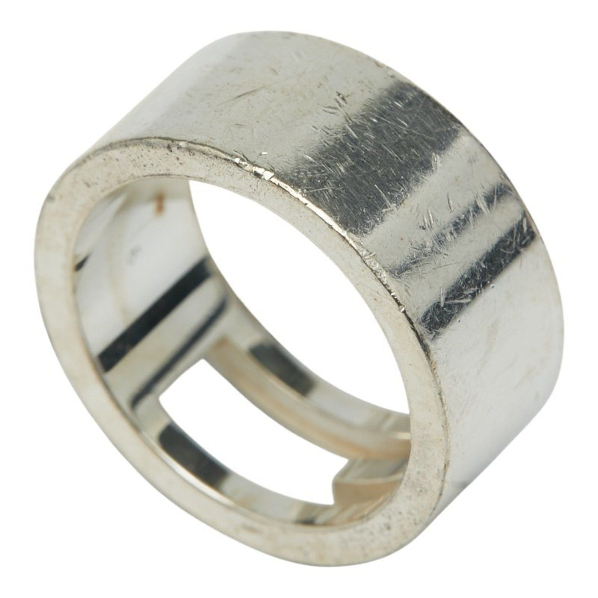 Gucci Gucci Branded G Ring #9 SV925 Silver Women's GUCCI Size ONE SIZE - 5 Thumbnail
